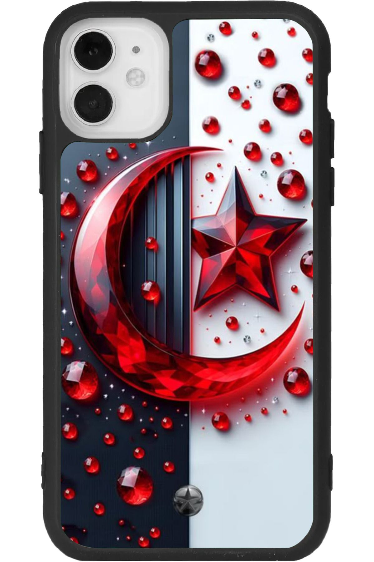Aksel Kılıf iphone 12 Uyumlu Baskılı, Mat Siyah Renk, Yumuşak Silikon, Koruyucu, Şok Emici Kapak, Silikon Kılıf