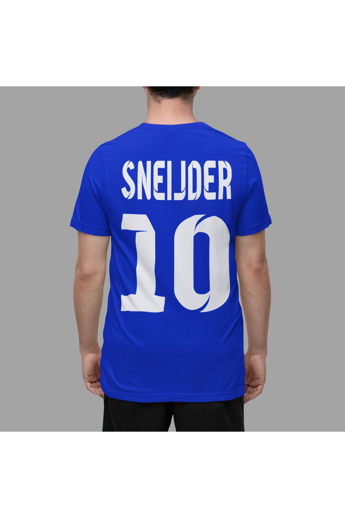 Biy Store Wesley Sneijder efsane sırt futbol forma baskılı unisex kısa kollu erkek tişört kadın t-shirt
