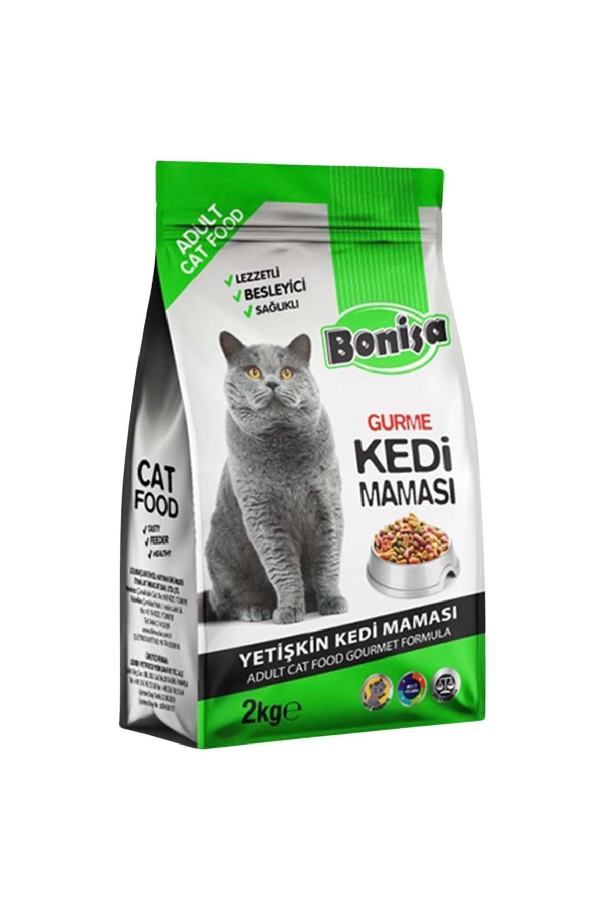 PrAtikCamp Yetişkin Kedi Maması - Bonisa - Gurme - 2 Kg
