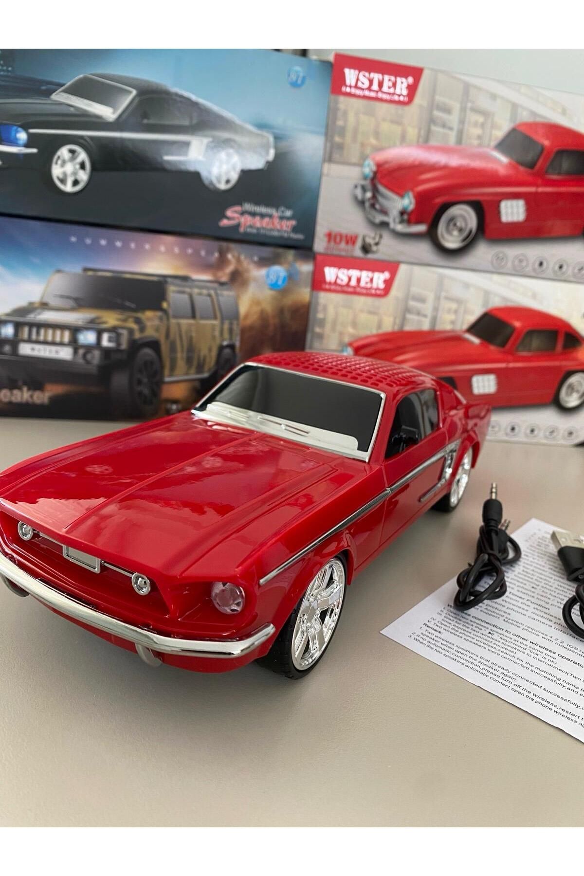 DURKHEİM Hafıza Kartlı Klasik Benz Model 10W Bluetooth Hoparlör Fm Radyo USB Tf Aux Destekli Speaker