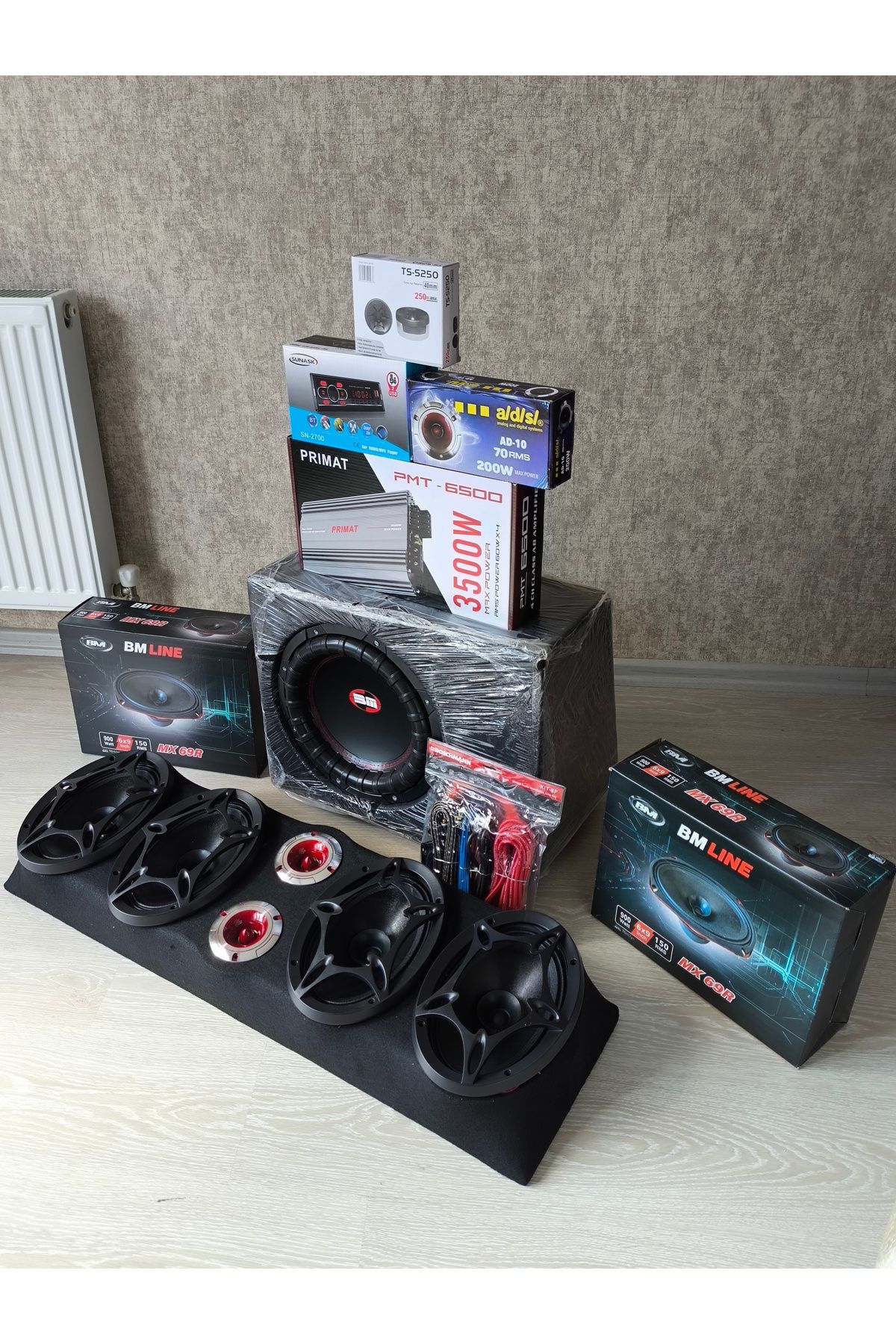 patili tasarım Oto Ses Sistem Full Paket Komple