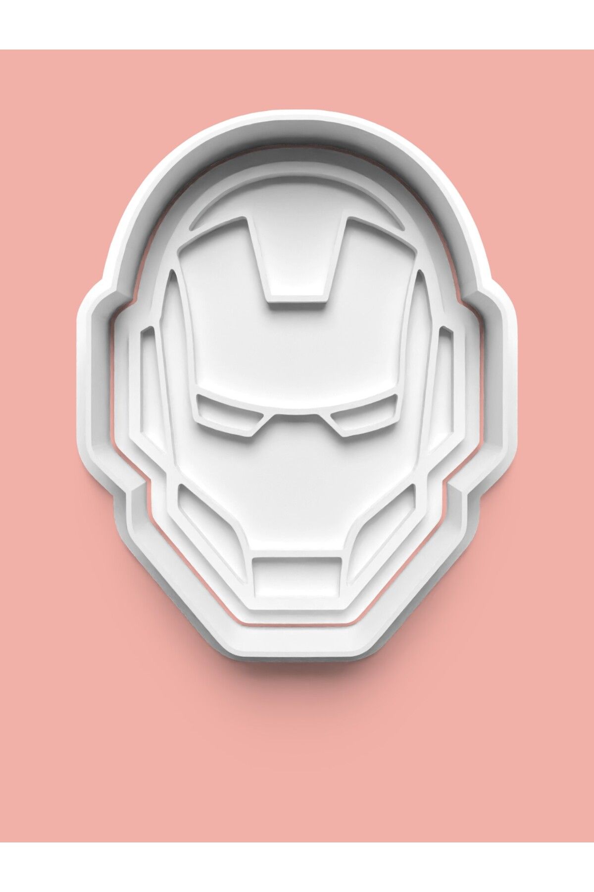 AKTASTORE Iron Man Demir Adam Figürü Kurabiye Kalıbı Ve Şeker Hamuru Kalıbı