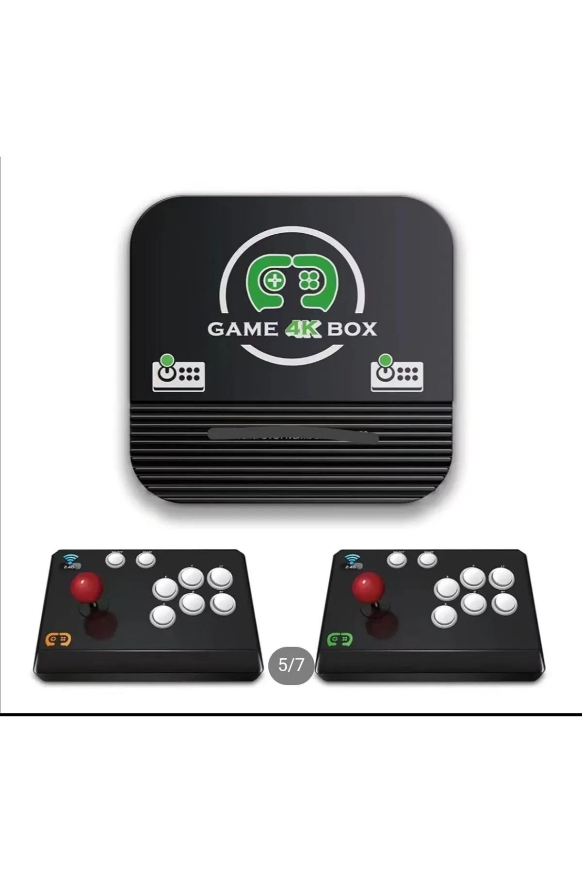 OBRAX Kablosuz Çift Joystick Retro 10000 Oyun Tv Bağlanan Ateri Video Game 4k Oyun Makinesı