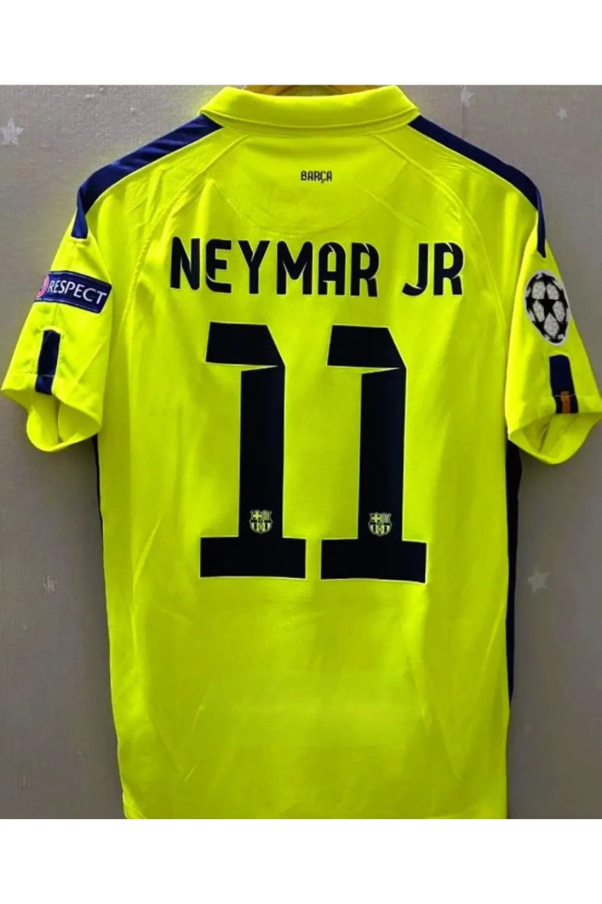 Lion Spor B'arcelona 2014/15 Sezonu Neymar Jr Nostalji Forması (Neon)