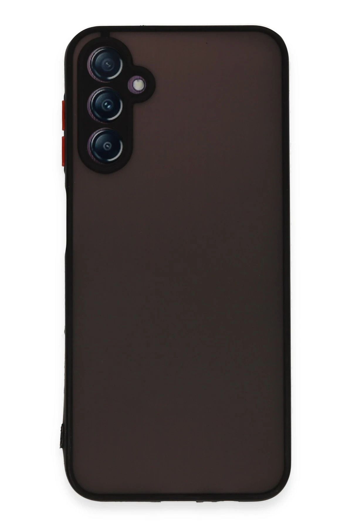 CepteToptan Samsung Galaxy A24 4G Kılıf Montreal Silikon Kapak - Siyah
