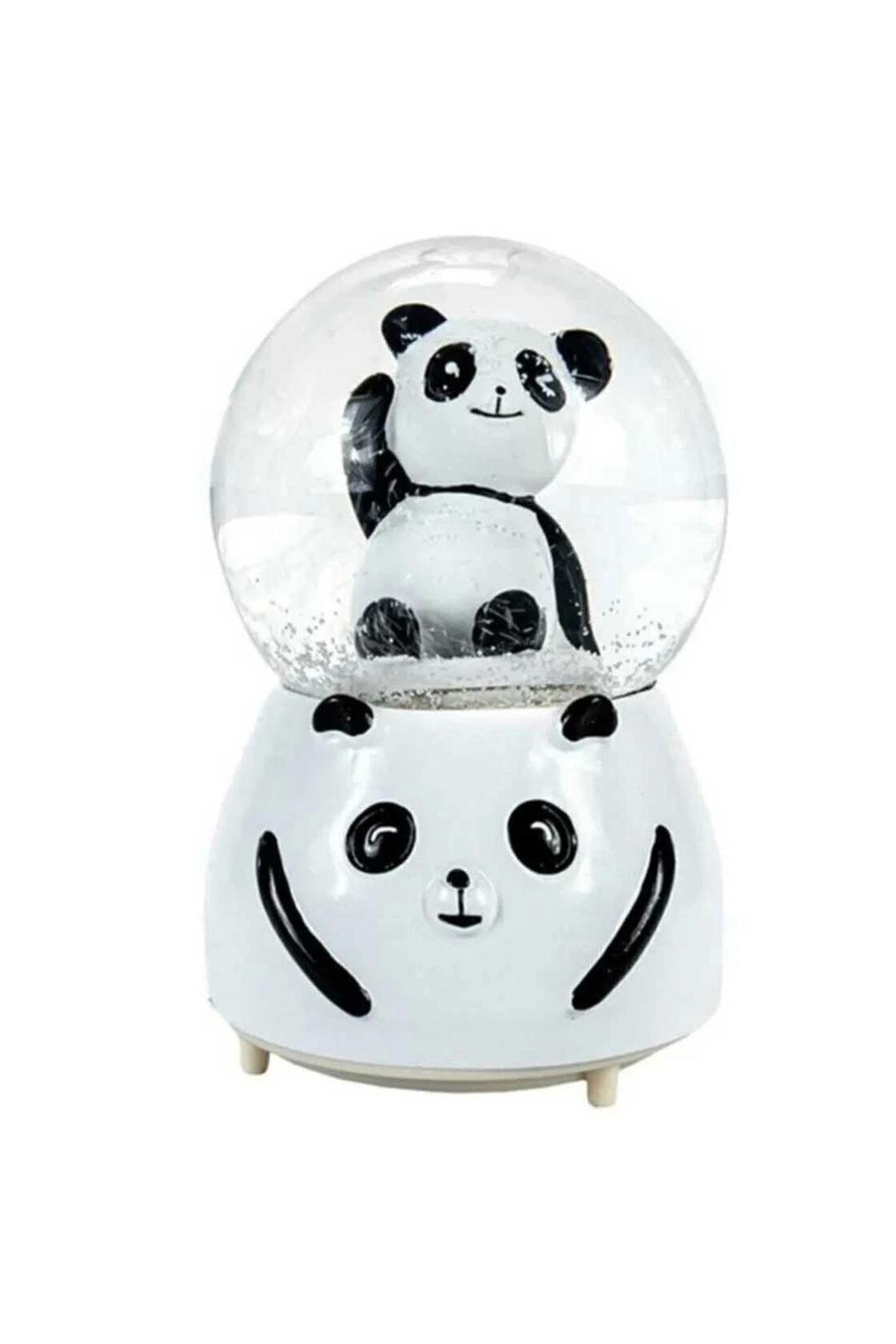 Nemere Siyah-Beyaz Panda Kar Küresi Orta Boy