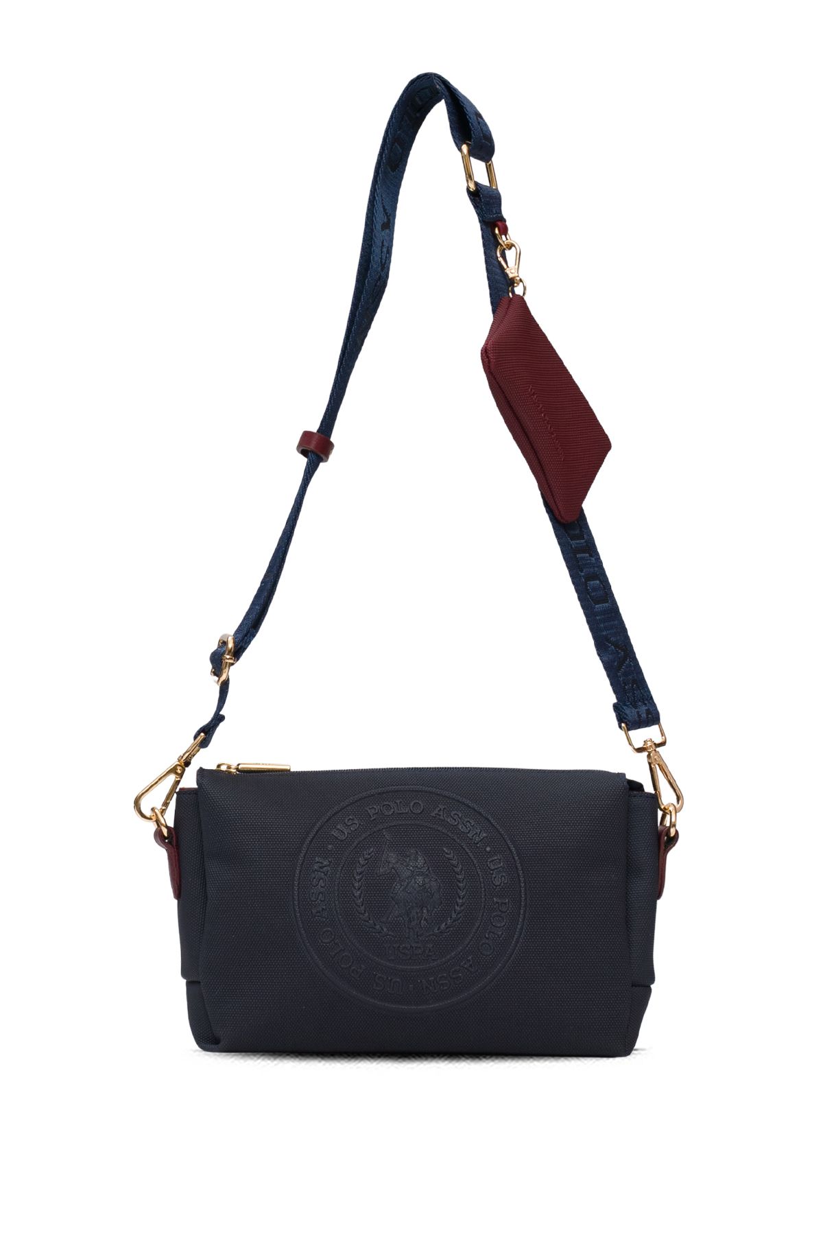 U.S. Polo Assn. Lacıvert-Bordo Kadın Postacı Çantası Us25673