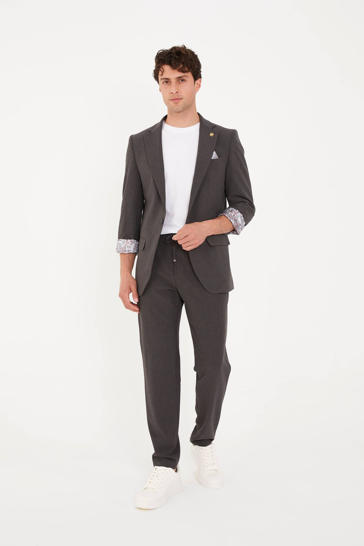 The Tailor Classics Çift Yırtmaçlı Yarım Astarlı Takım Elbise