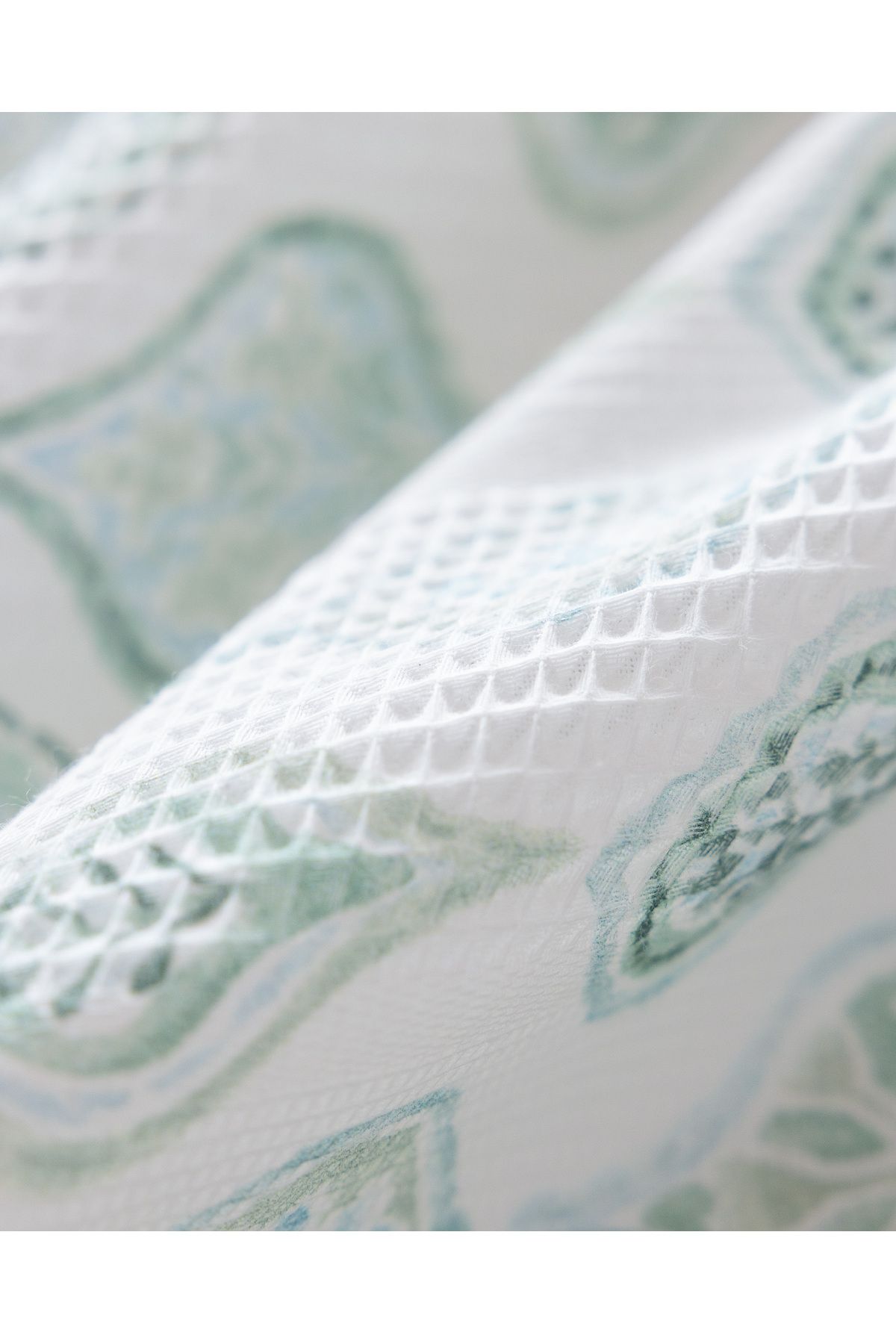 Madame Coco-Verne Single 100% Cotton Karde Printed Pique Set - Khaki 8