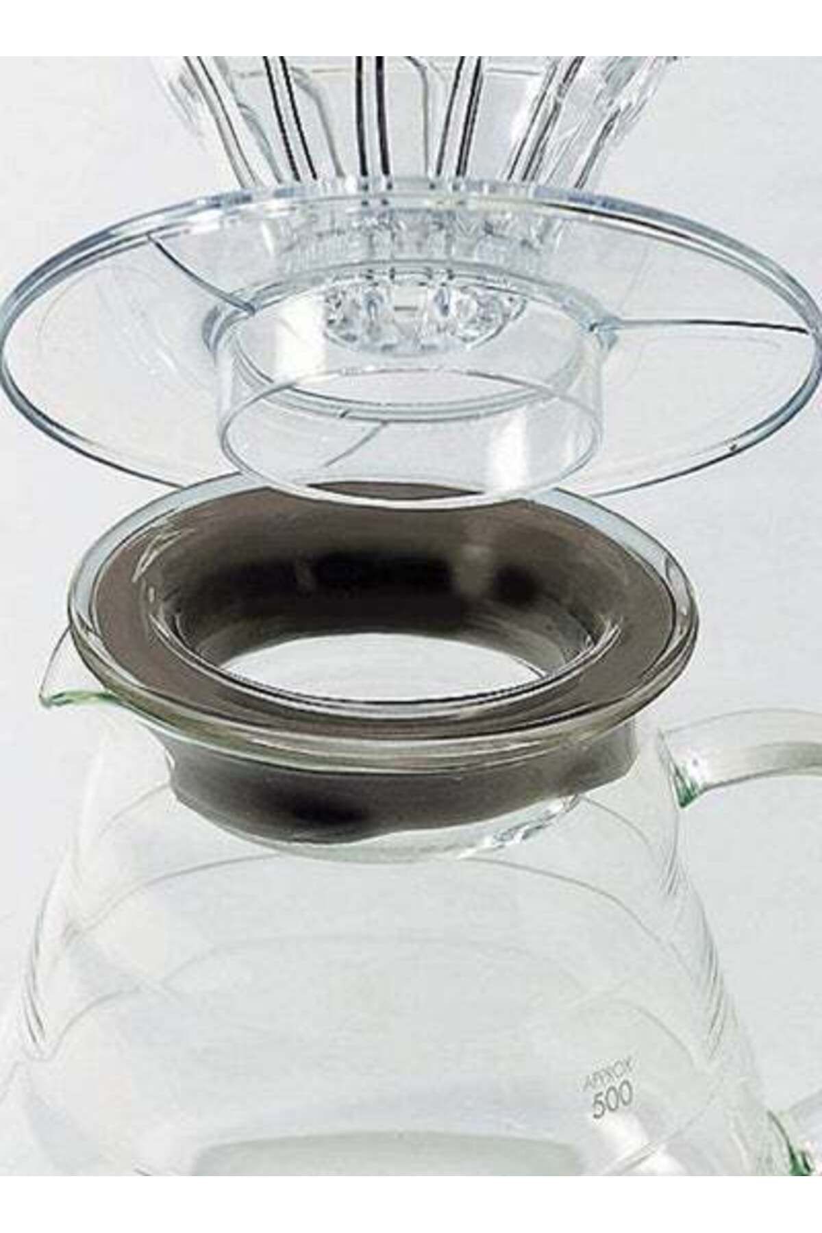 HALAMODO-Coffee Jug With Filter Clear 600ml 2