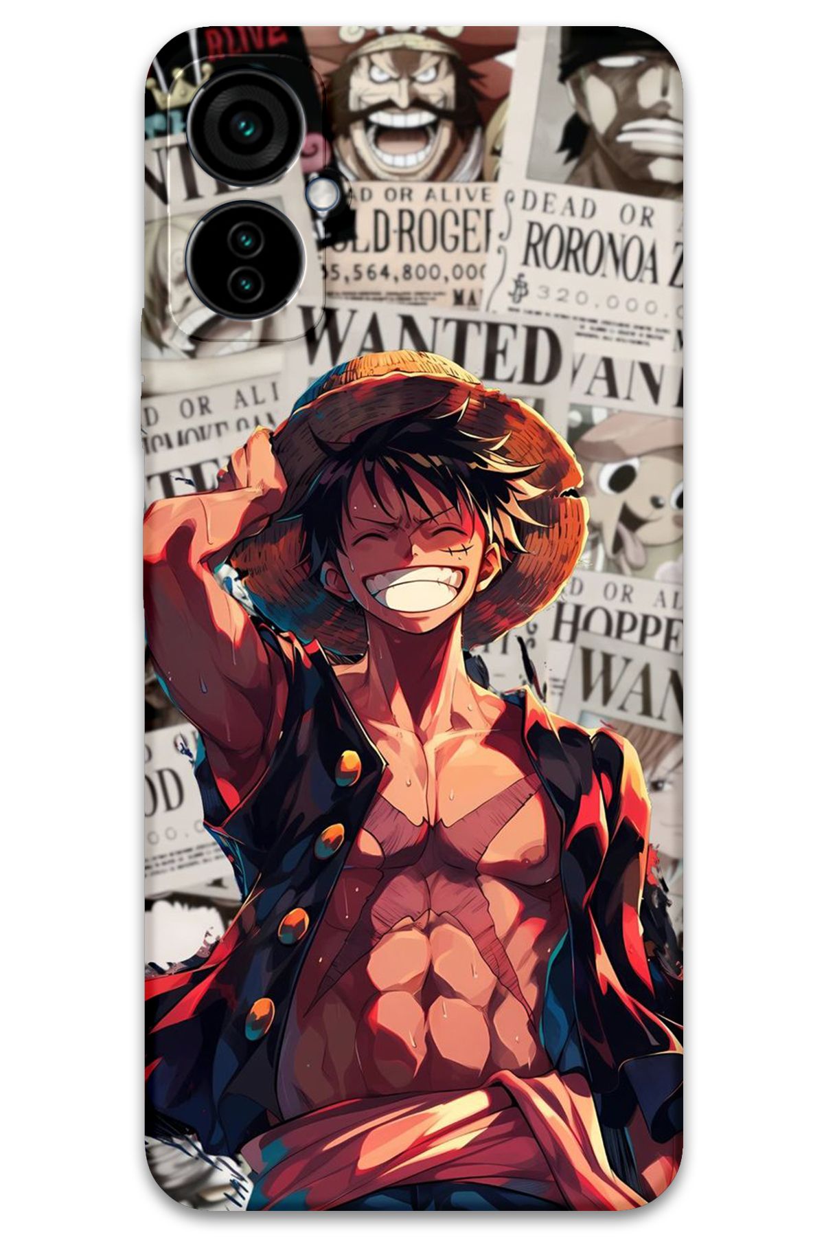 Gramaphone Tecno Camon 19 Neo Uyumlu Anime Desenli Telefon Kılıfı + Ekran Koruyucu - 5754