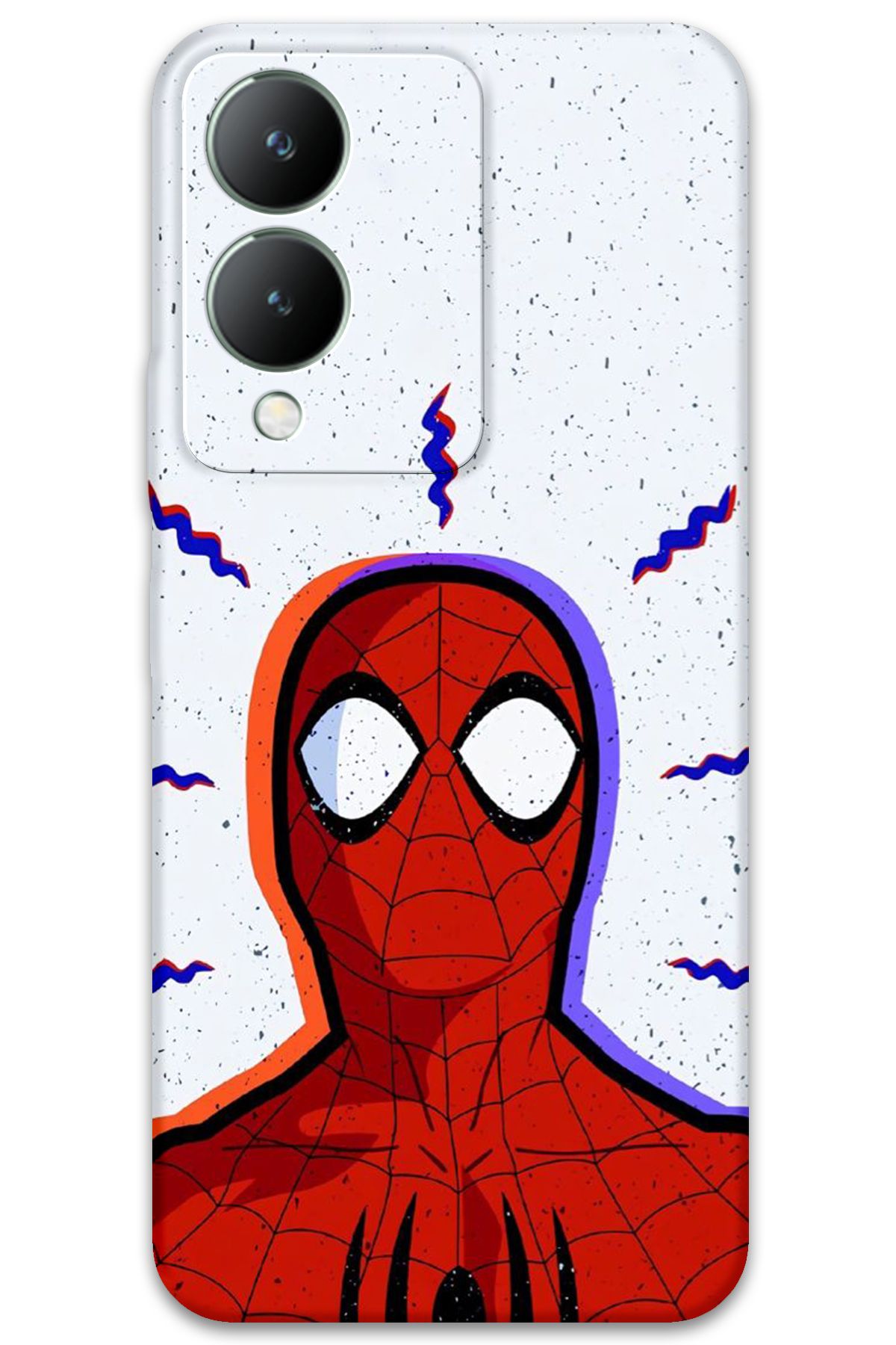 Gramaphone Vivo Y17s Uyumlu Spiderman Desenli Telefon Kılıfı + Ekran Koruyucu - 5830