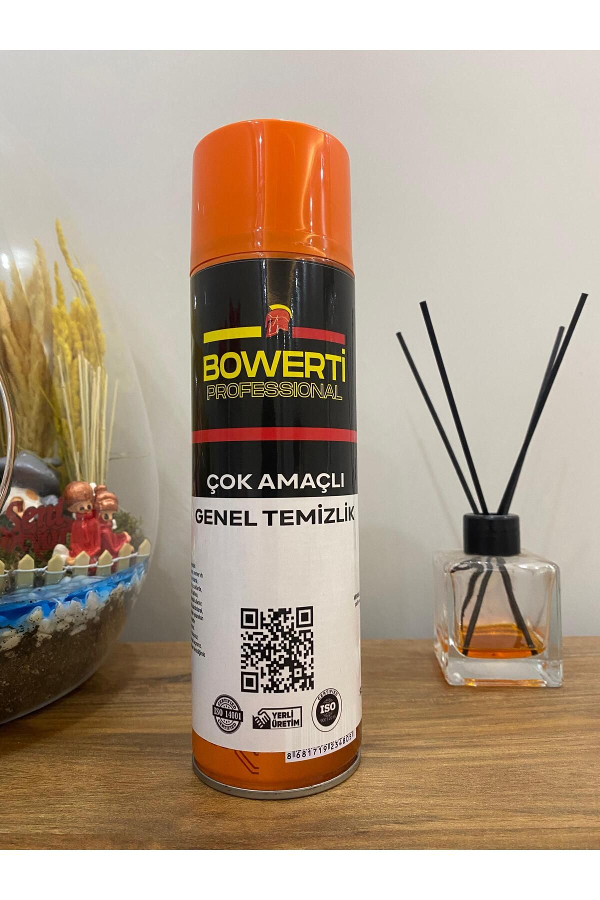 bowerti 500 ml Çok Amaçlı Temizleyici Sprey – Yüzey, Cam, Mutfak ve Araç İçin
