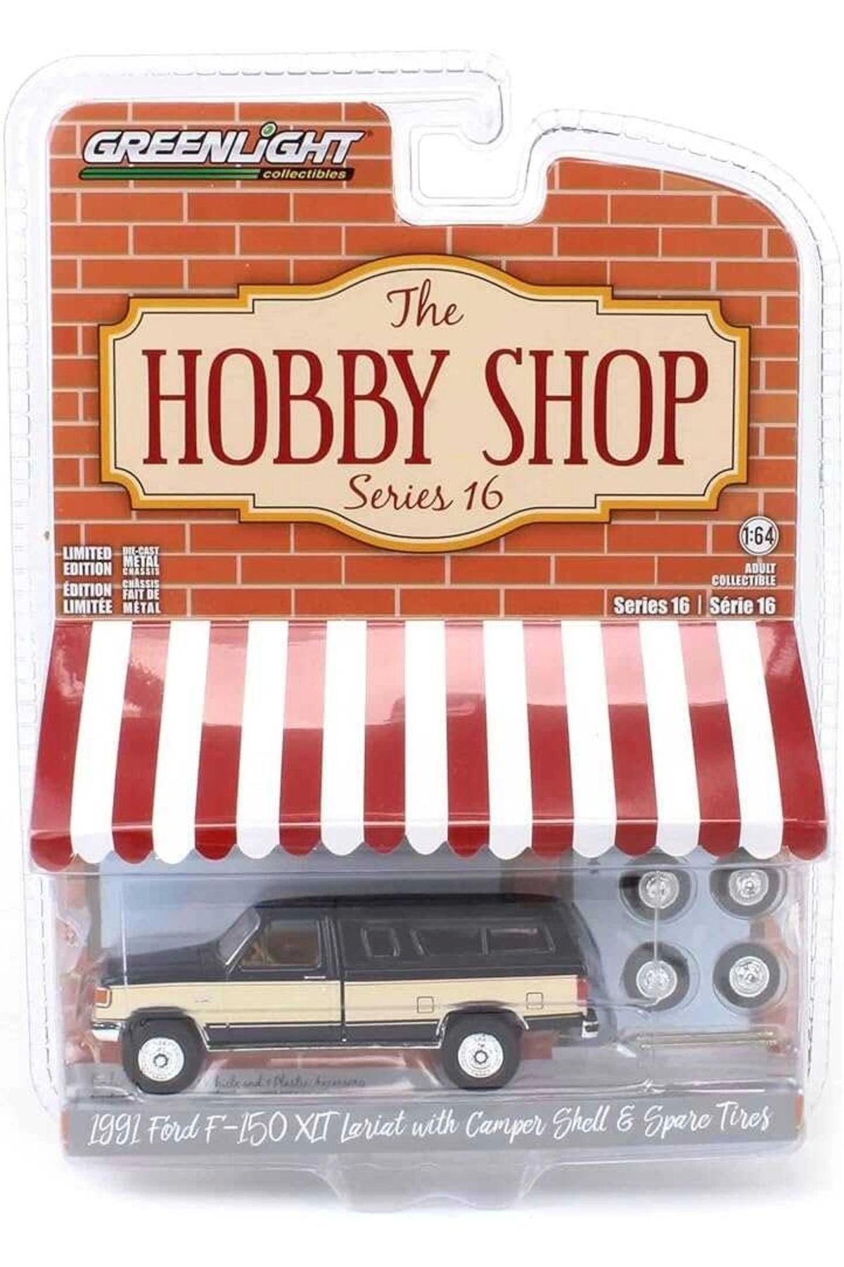 Green Lighting Greenlight 1/64 The Hobby Shop Series 16- 1991 Ford F-150 XLT Lariat