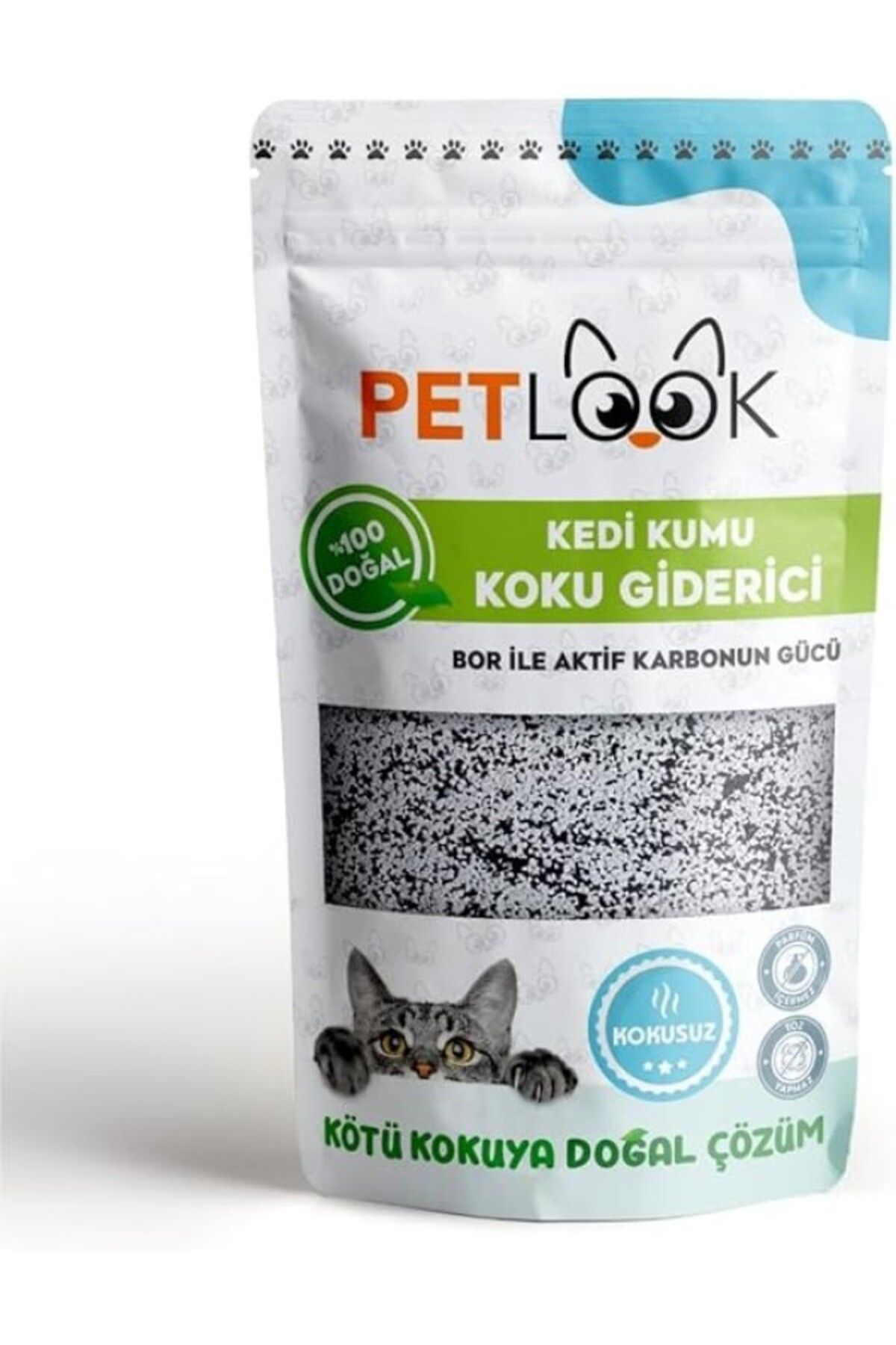ShopZum Petlook Kumu Koku Aktif Karbon Katkılı Kokusuz 300 Gr (Kokusuz)