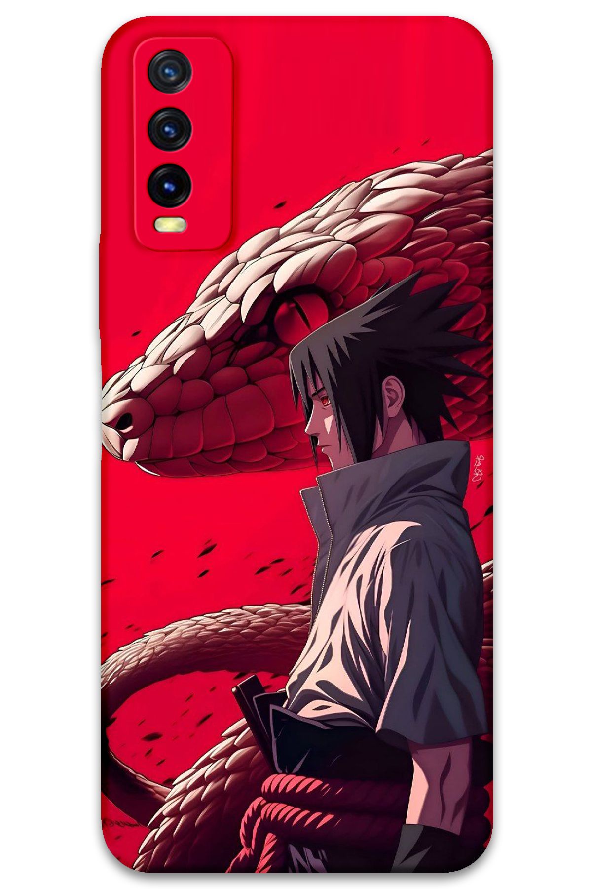 Gramaphone Vivo Y20 Uyumlu Anime Desenli Telefon Kılıfı + Ekran Koruyucu - 5746