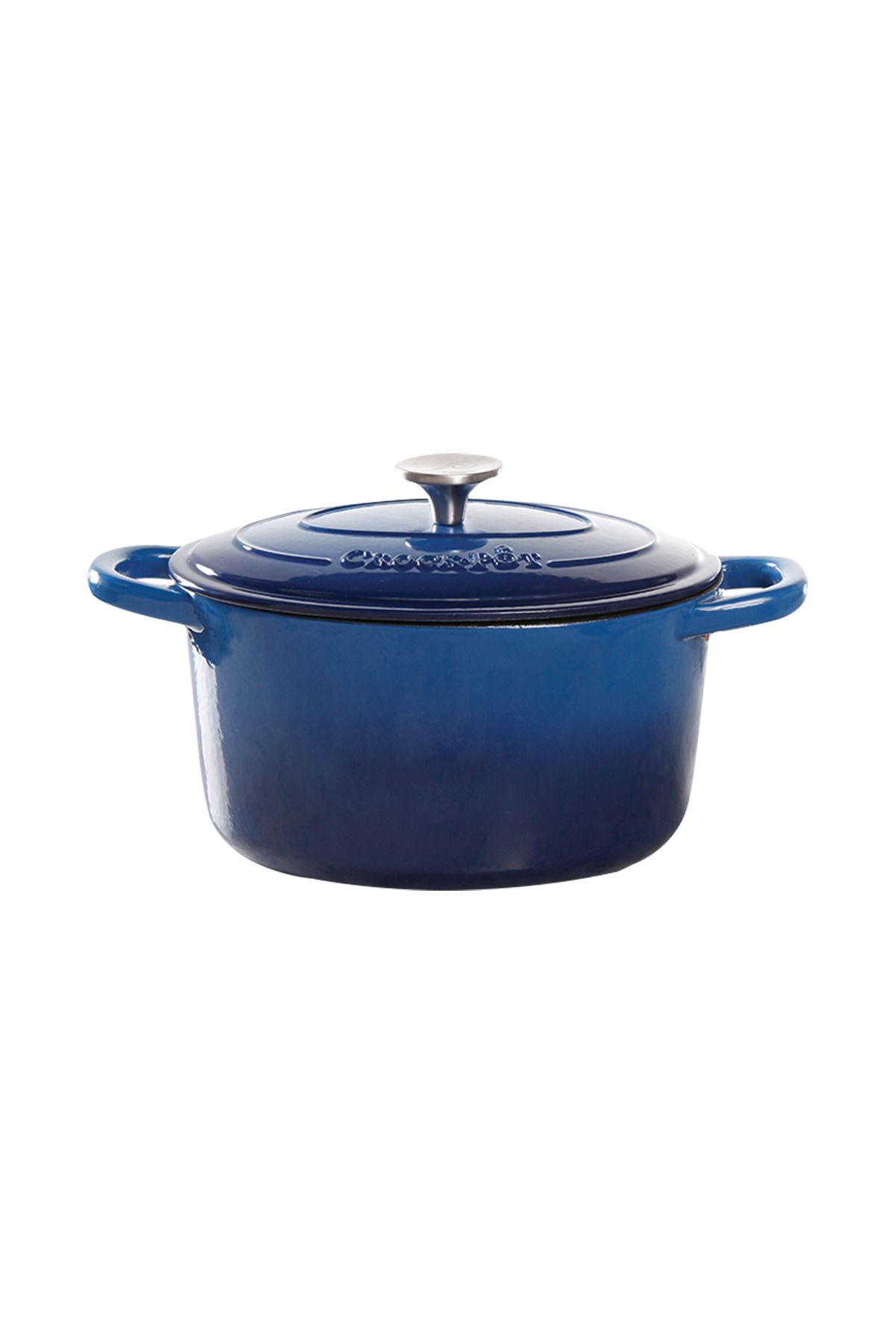 Crockpot®-Vas de fontă emailată, 6.6L, rotund, albastru 2