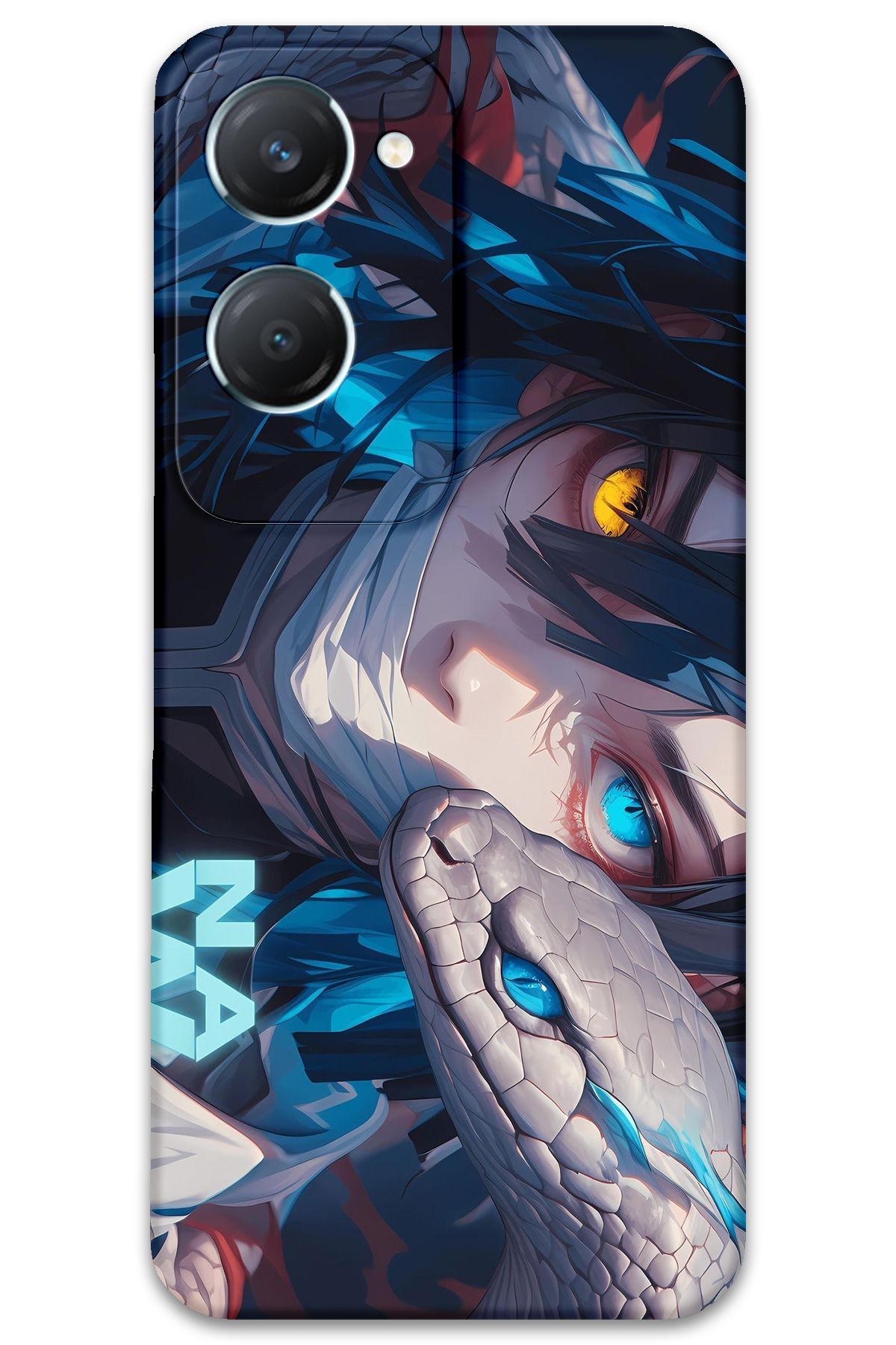 Gramaphone Vivo Y18 Uyumlu Anime Desenli Telefon Kılıfı + Ekran Koruyucu - 5748