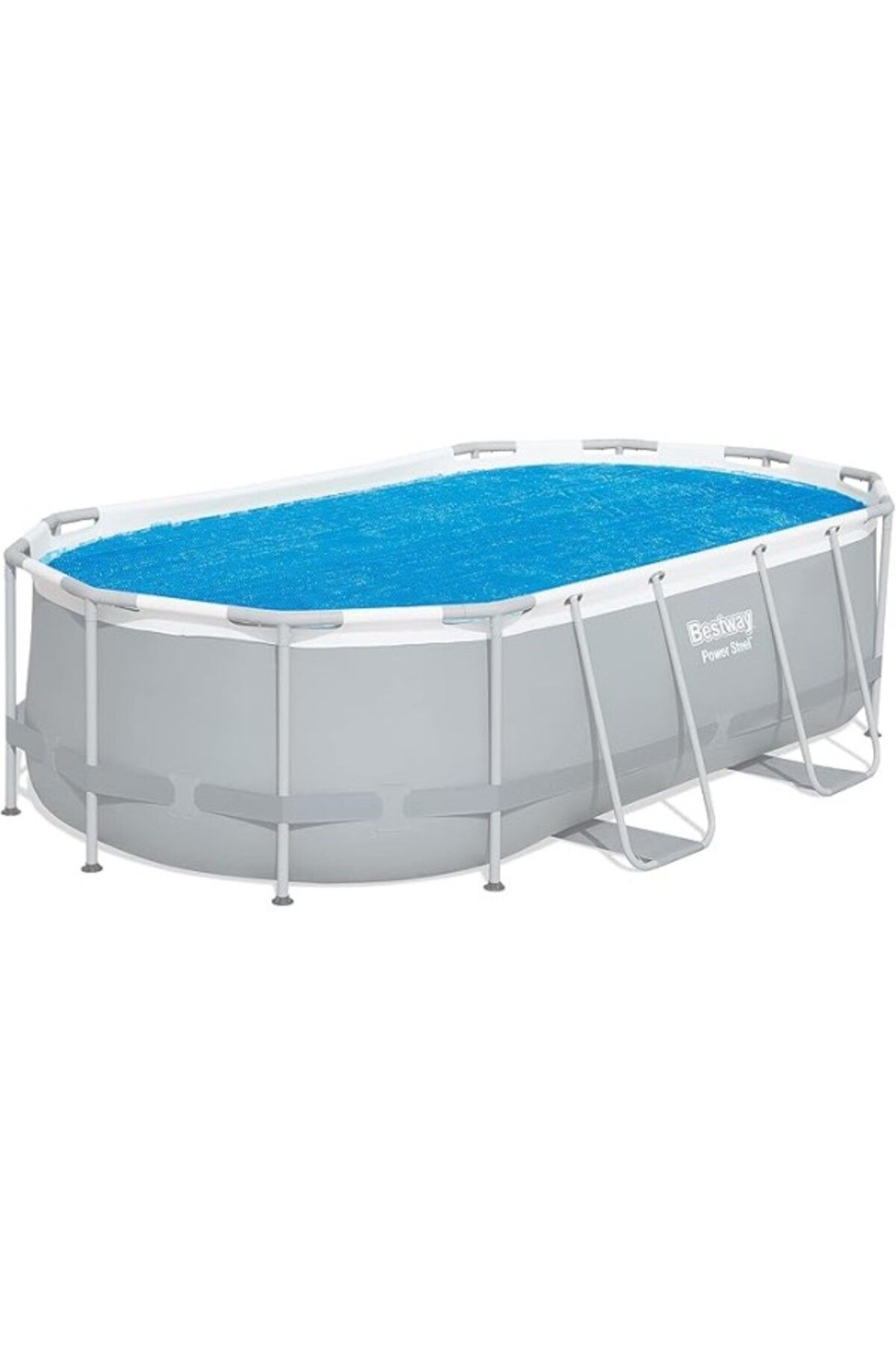 ShopZum Flowclear Polietilen Solar Branda, Mavi, 394 X 210 Cm