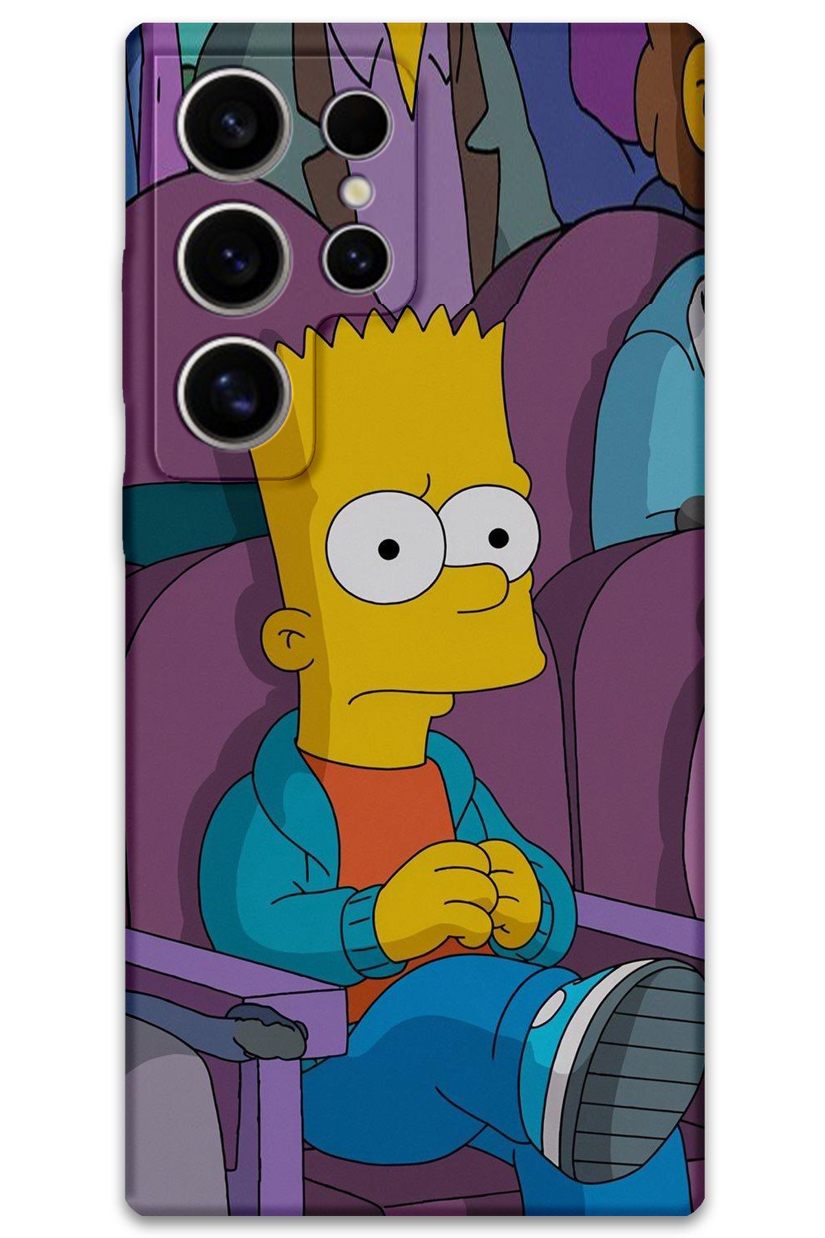 Gramaphone Galaxy S25 Ultra Uyumlu Çizgi Film Desenli Telefon Kılıfı + Ekran Koruyucu - 5821