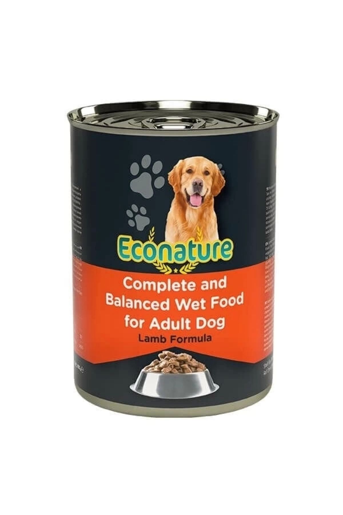 thebestnzm Econature Adult Kuzu Etli Yetişkin Köpek Konservesi 400 Gr