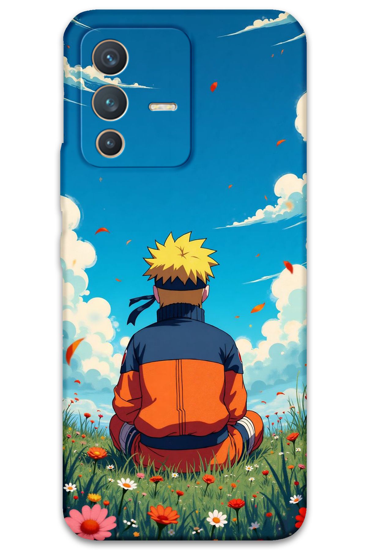 Gramaphone Vivo V23 5G Uyumlu Anime Desenli Telefon Kılıfı + Ekran Koruyucu - 5747