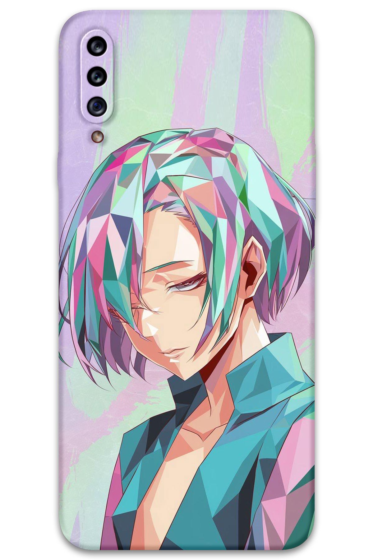 Gramaphone Galaxy A20s Uyumlu Anime Desenli Telefon Kılıfı + Ekran Koruyucu - 5743