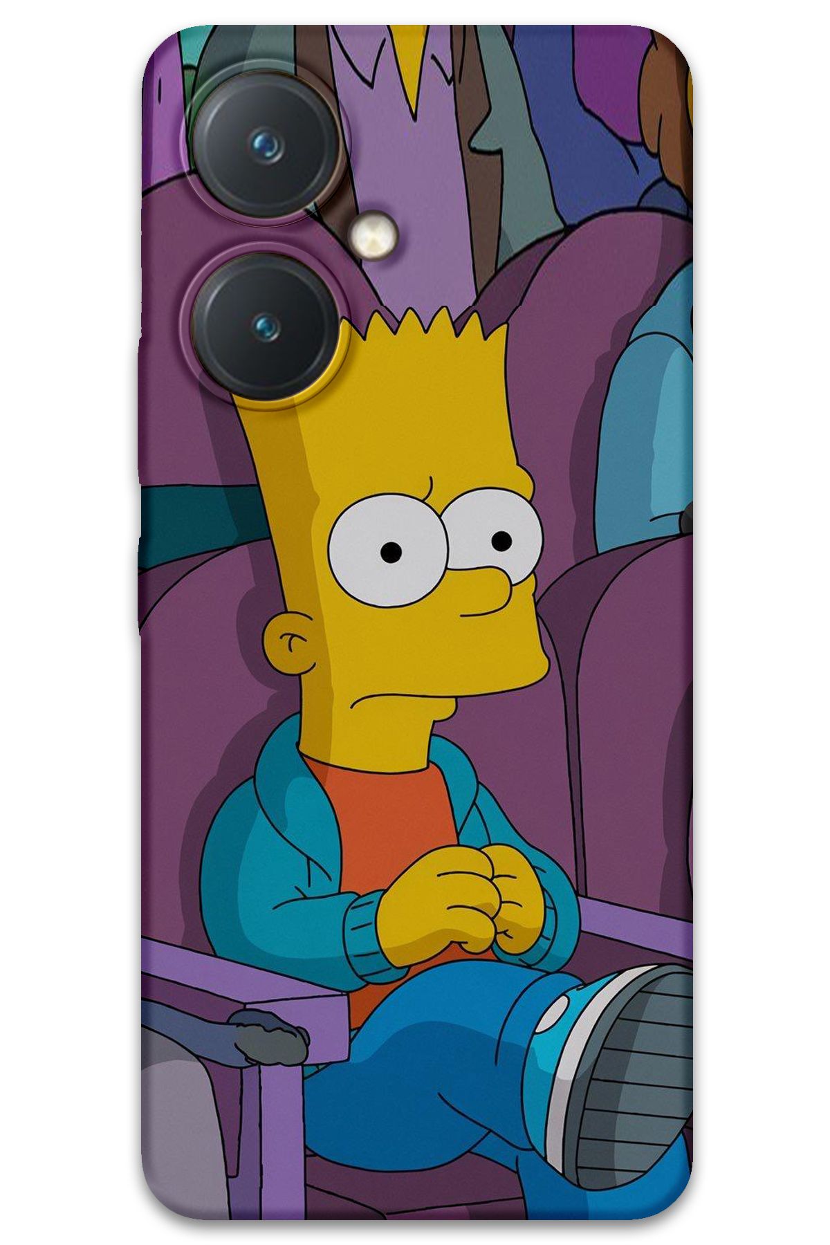 Gramaphone Vivo Y27 Uyumlu Çizgi Film Desenli Telefon Kılıfı + Ekran Koruyucu - 5821