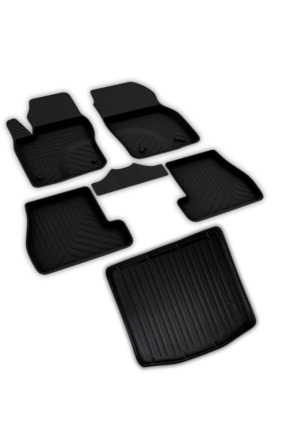 ferrous autoaccessories Ford Focus 3 Sedan Ferrous 4D Paspas ve Kalın Stepne 3D Bagaj 2011 2014
