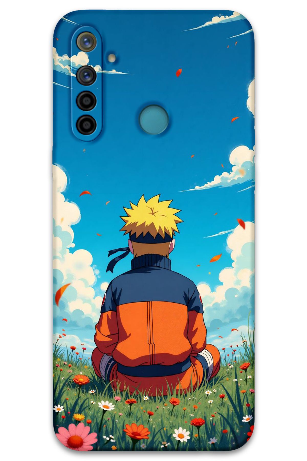 Gramaphone Realme 5i Uyumlu Anime Desenli Telefon Kılıfı + Ekran Koruyucu - 5747