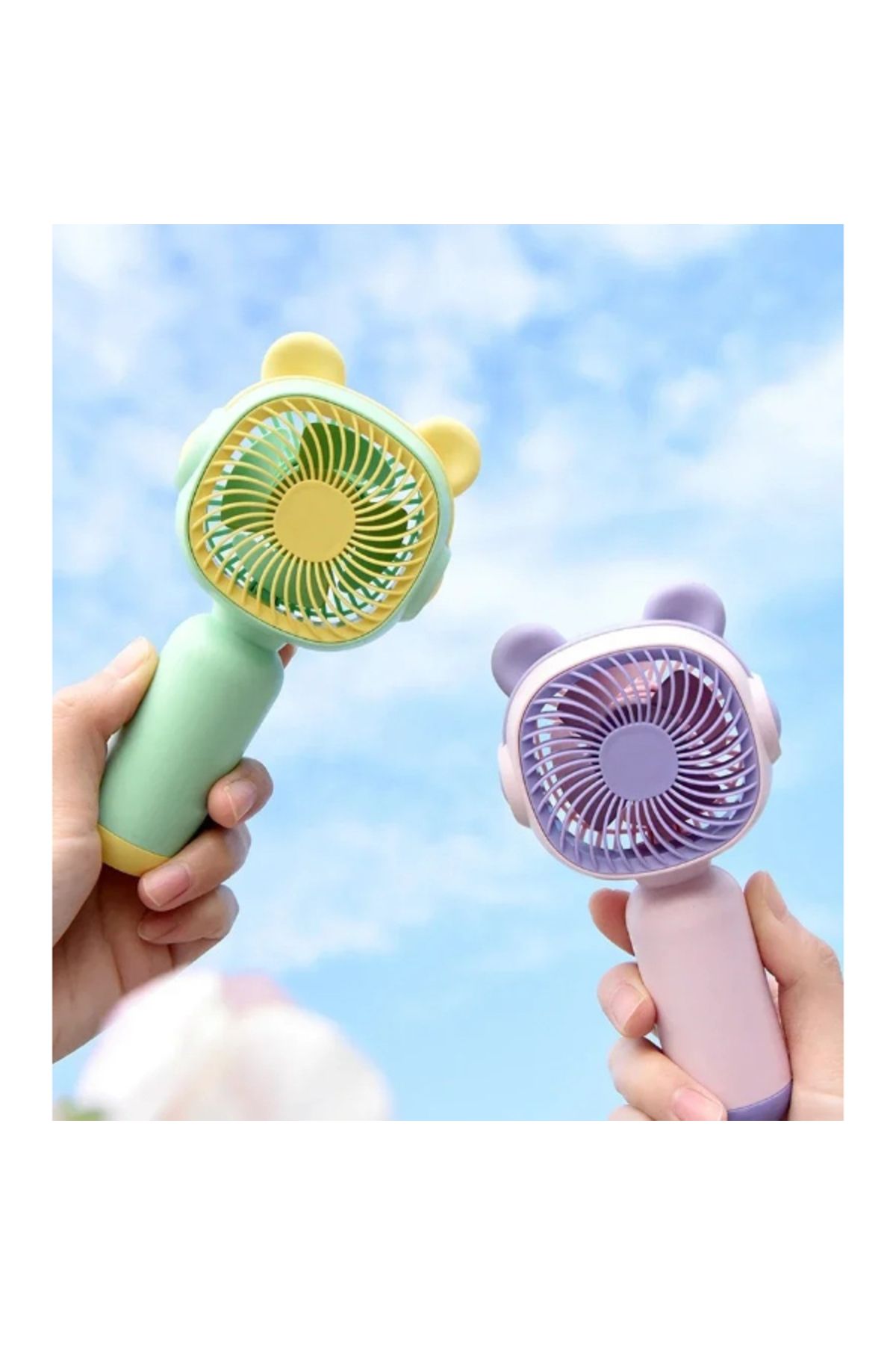 shop Taşınabilir Sevimli Renkli Mini El Fanı