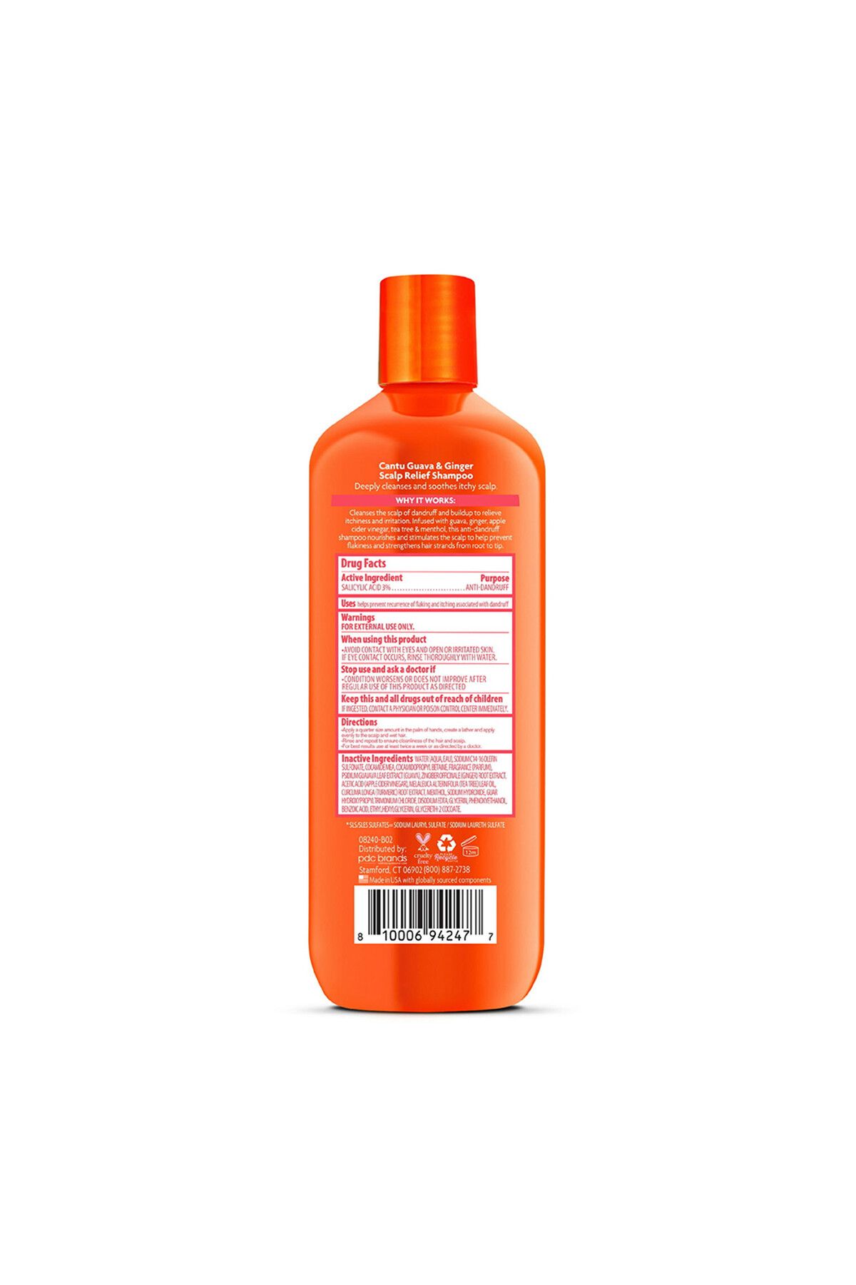Cantu-Cantu Guava & Ginger Shampoo, 400 ml 2