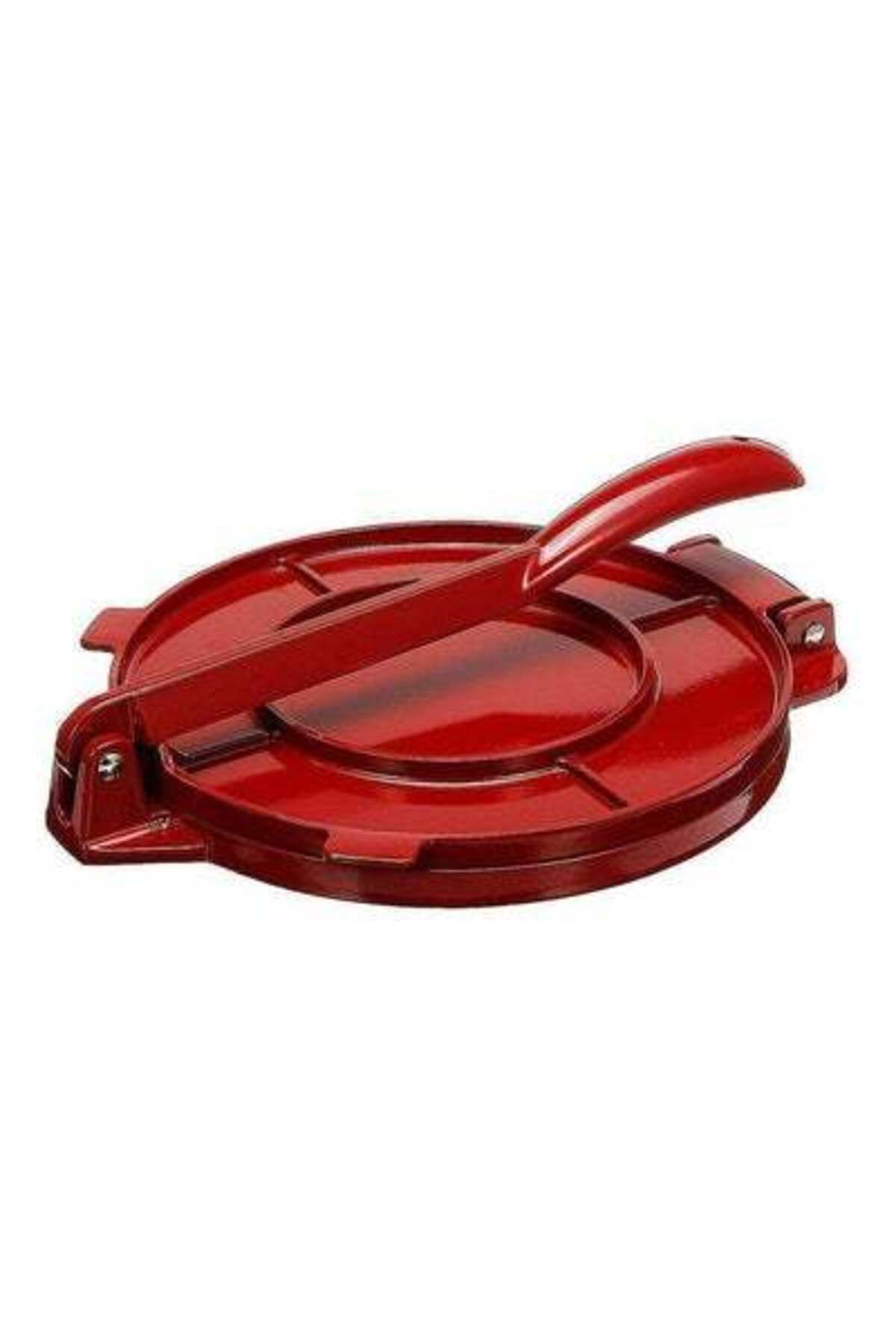 HALAMODO-Tortilla Press Folding Handle Flour Tool Red 4