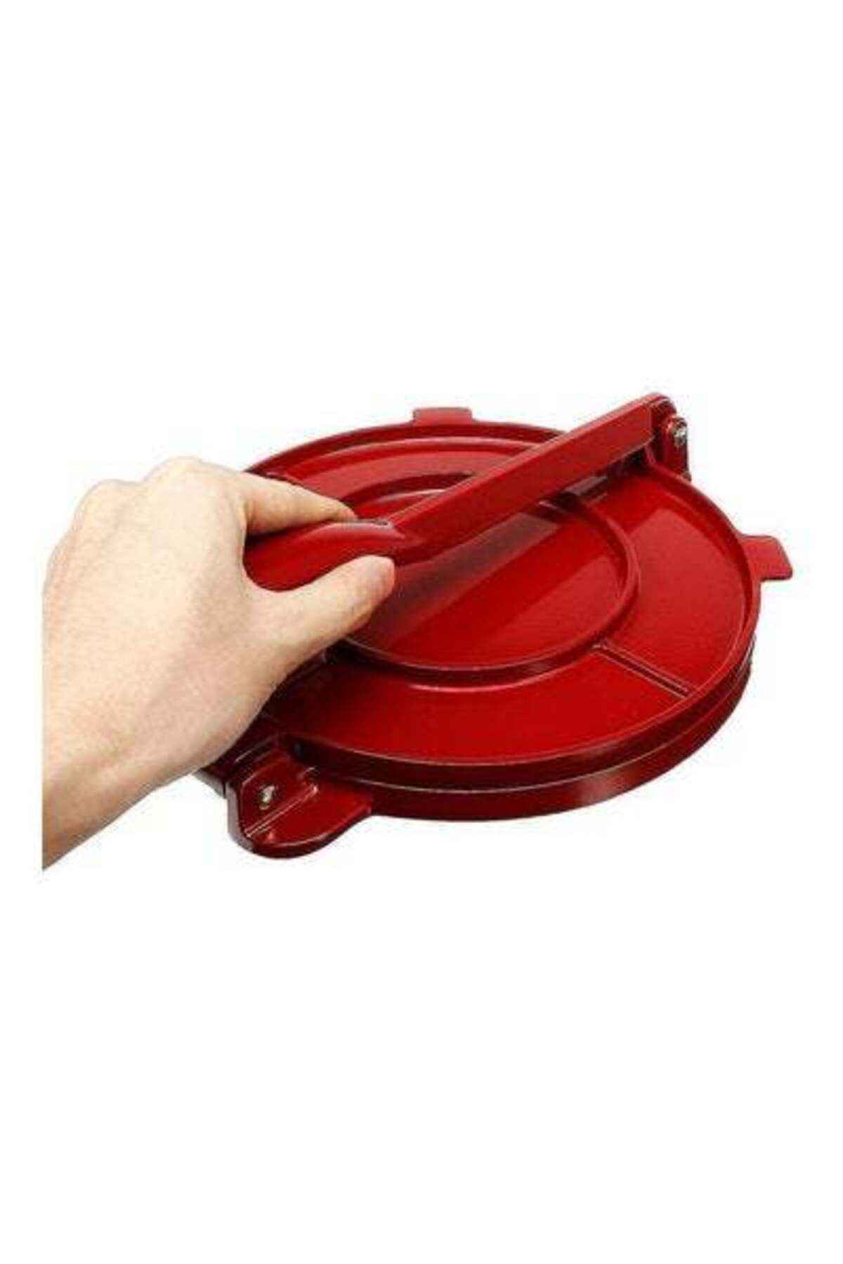 HALAMODO-Tortilla Press Folding Handle Flour Tool Red 5