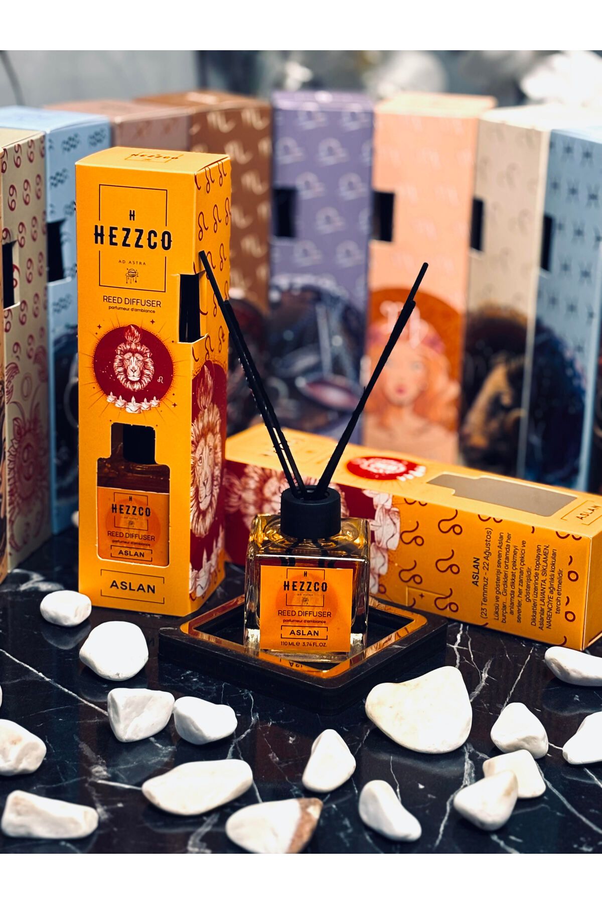 HEZZCO ASLAN BURCU – BAMBU ÇUBUKLU ODA KOKUSU (110 ml)