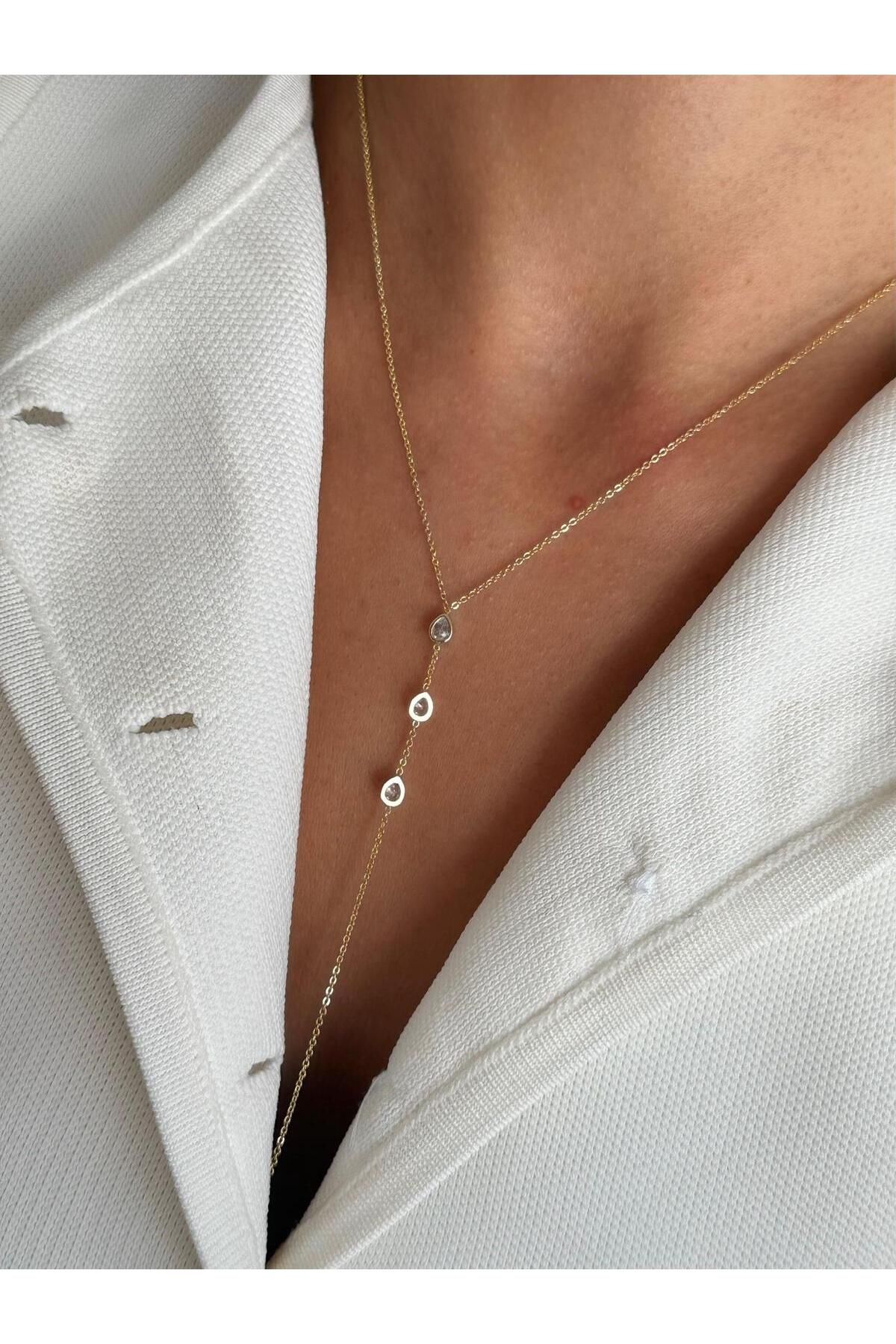 ayoljewelry 14 Ayar Altın Kaplama Çelik Kolye