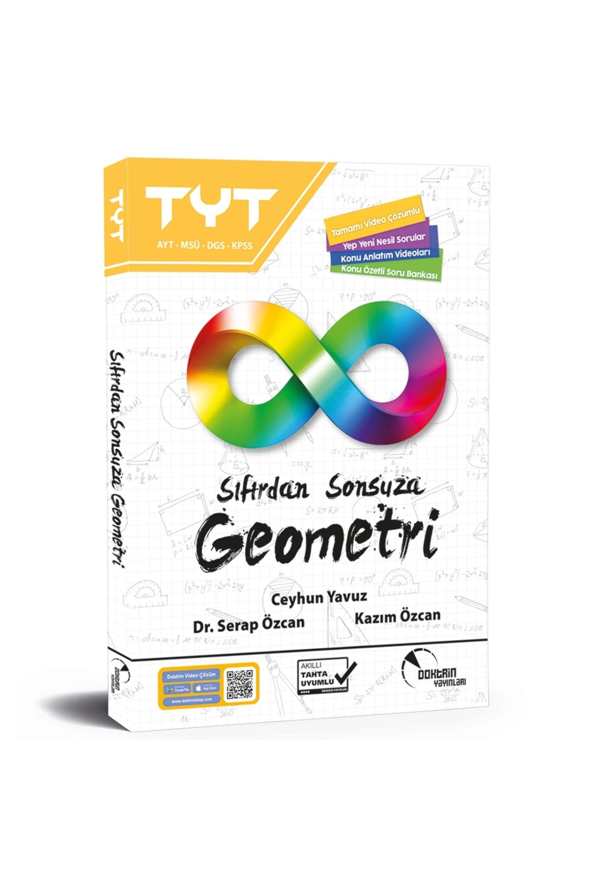 Doktrin Yayınları TYT/AYT Sıfırdan Sonsuza Geometri Konu Özetli Soru Bankası