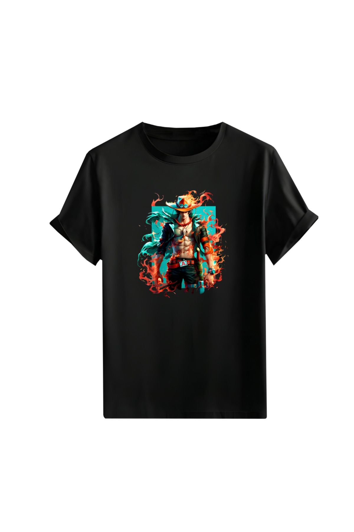 Gölge Store Anime Baskılı Oversize Unisex Tişört