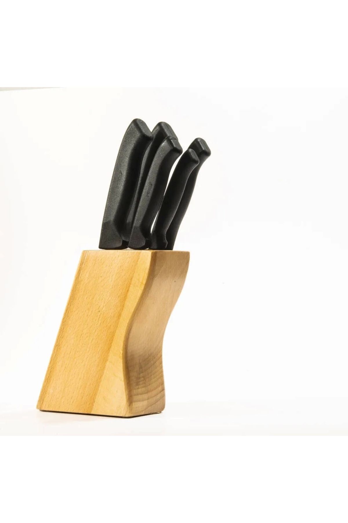 thebestnzm 38410 Ecco Standlı Bıçak Seti 5&39li - Siyah