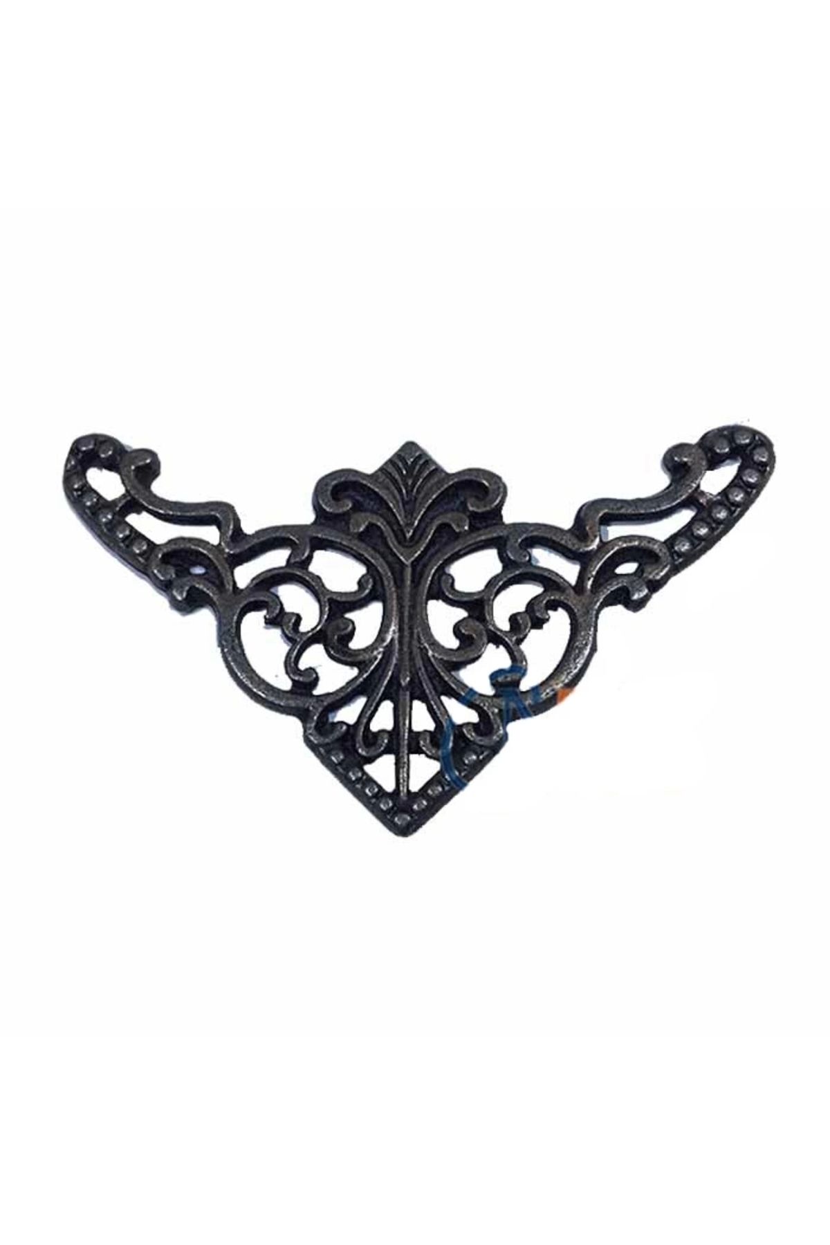 Nemere Dekoratif Köşe Süsü, Köşelik - Büyük, 31x55mm, Eskitme, 1 Adet