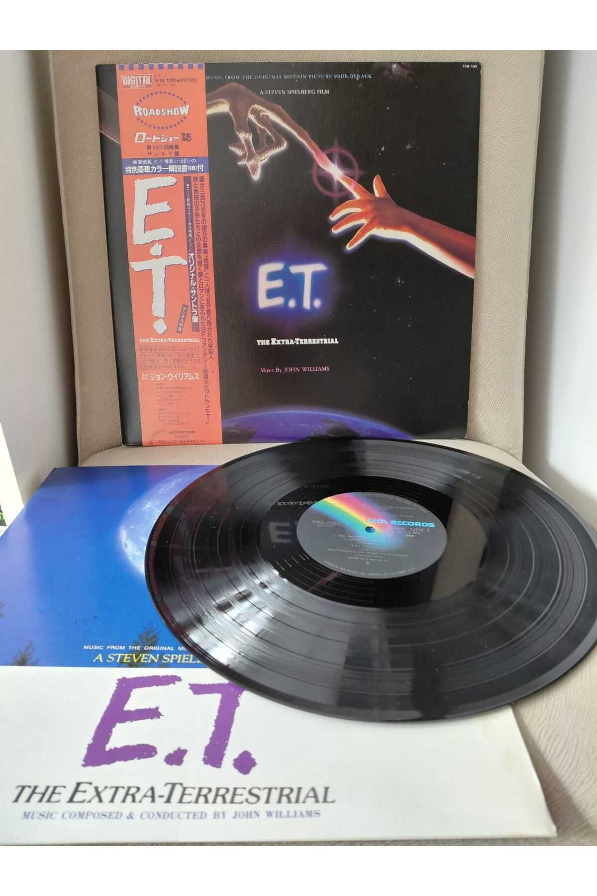Plakperest John Williams – E.T. (Soundtrack) - 1982 Japonya Basım LP Plak Albüm - Obi’li -2.el