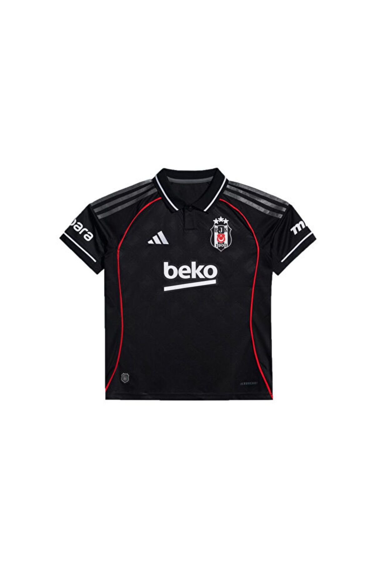 adidas Super Lig Çocuk Beşiktaş JK 25/26 Üçüncü Forma JN9926 Siyah