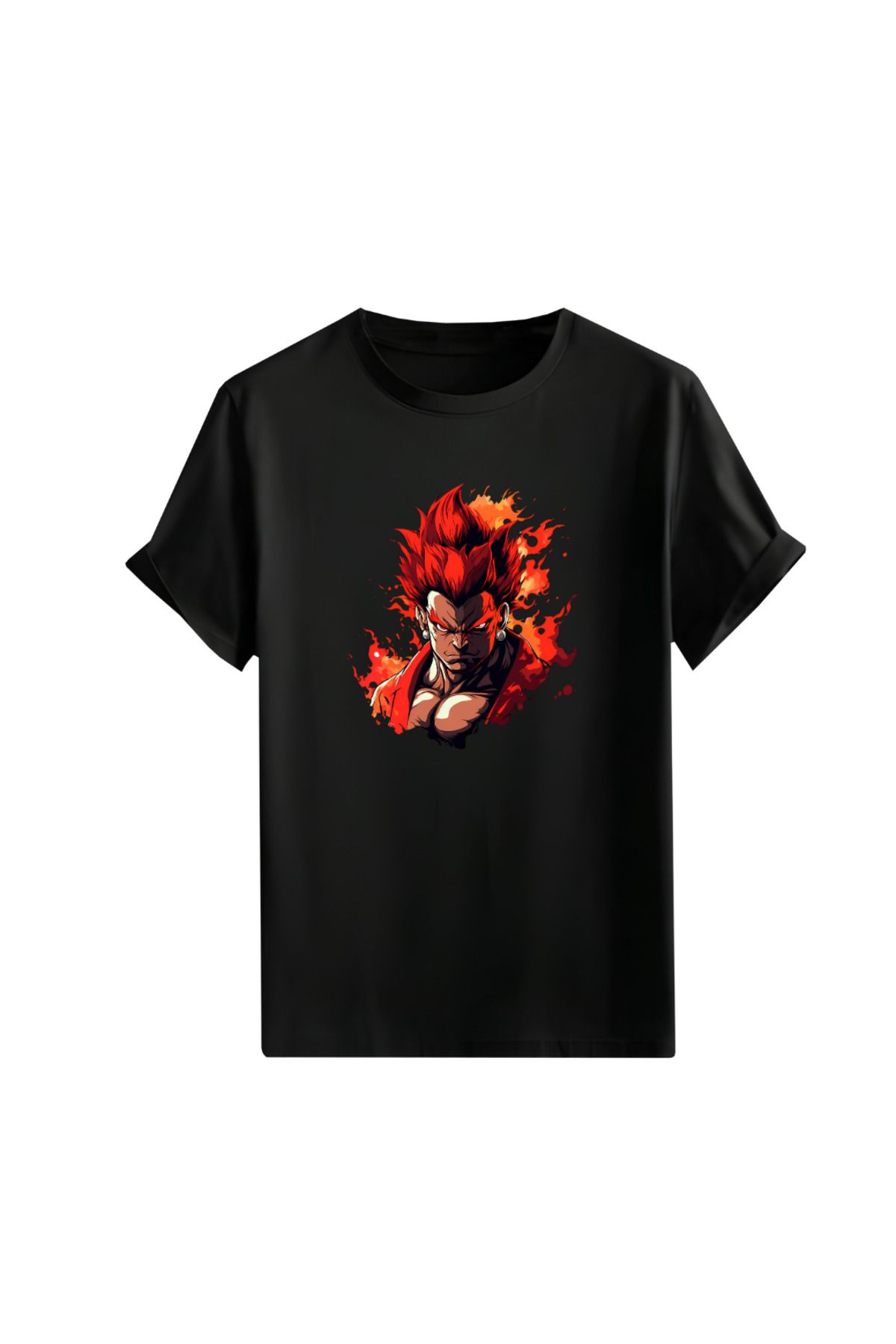 Gölge Store Anime Baskılı Oversize Unisex Tişört