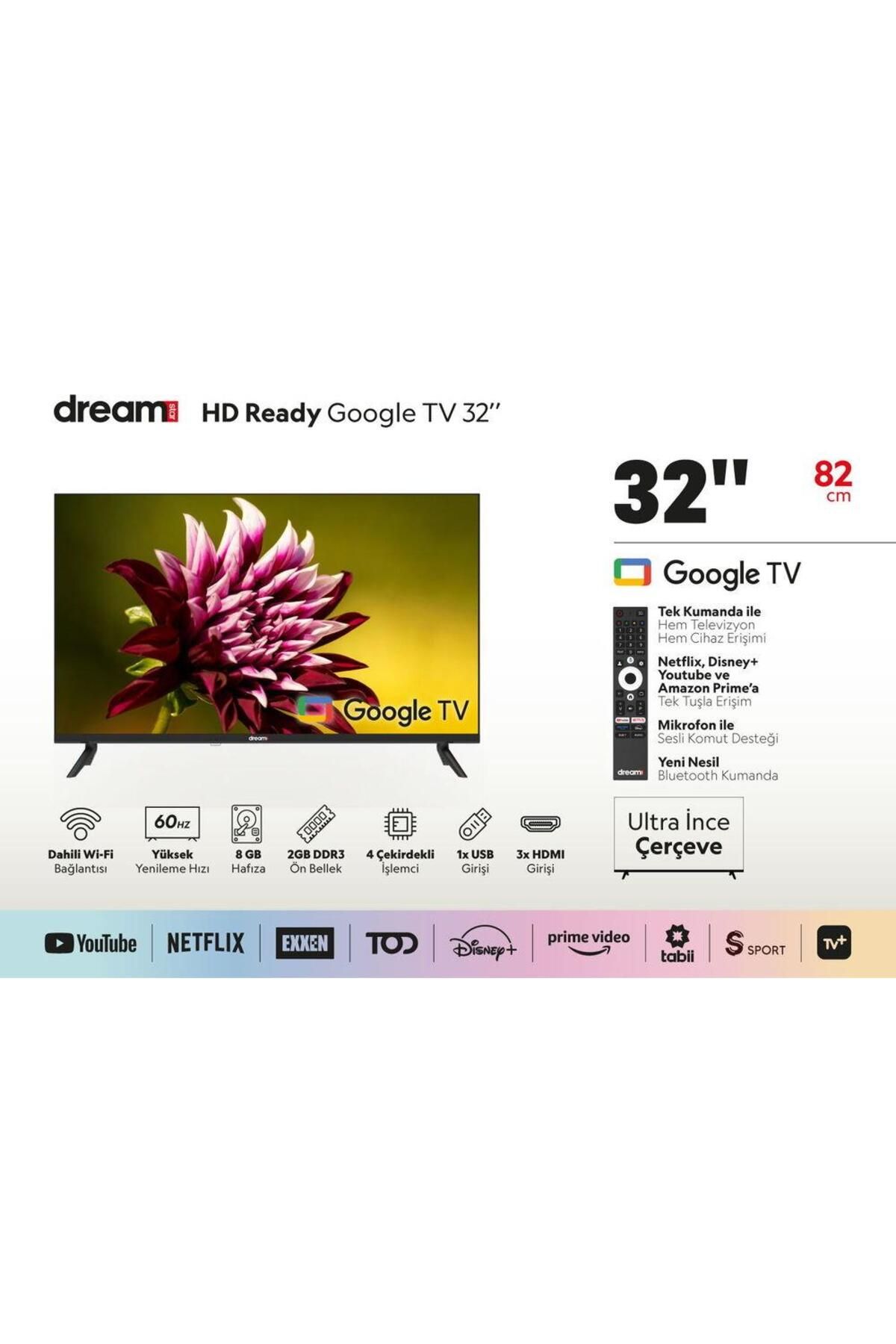 Dreamstar 32" 82cm Google Tv