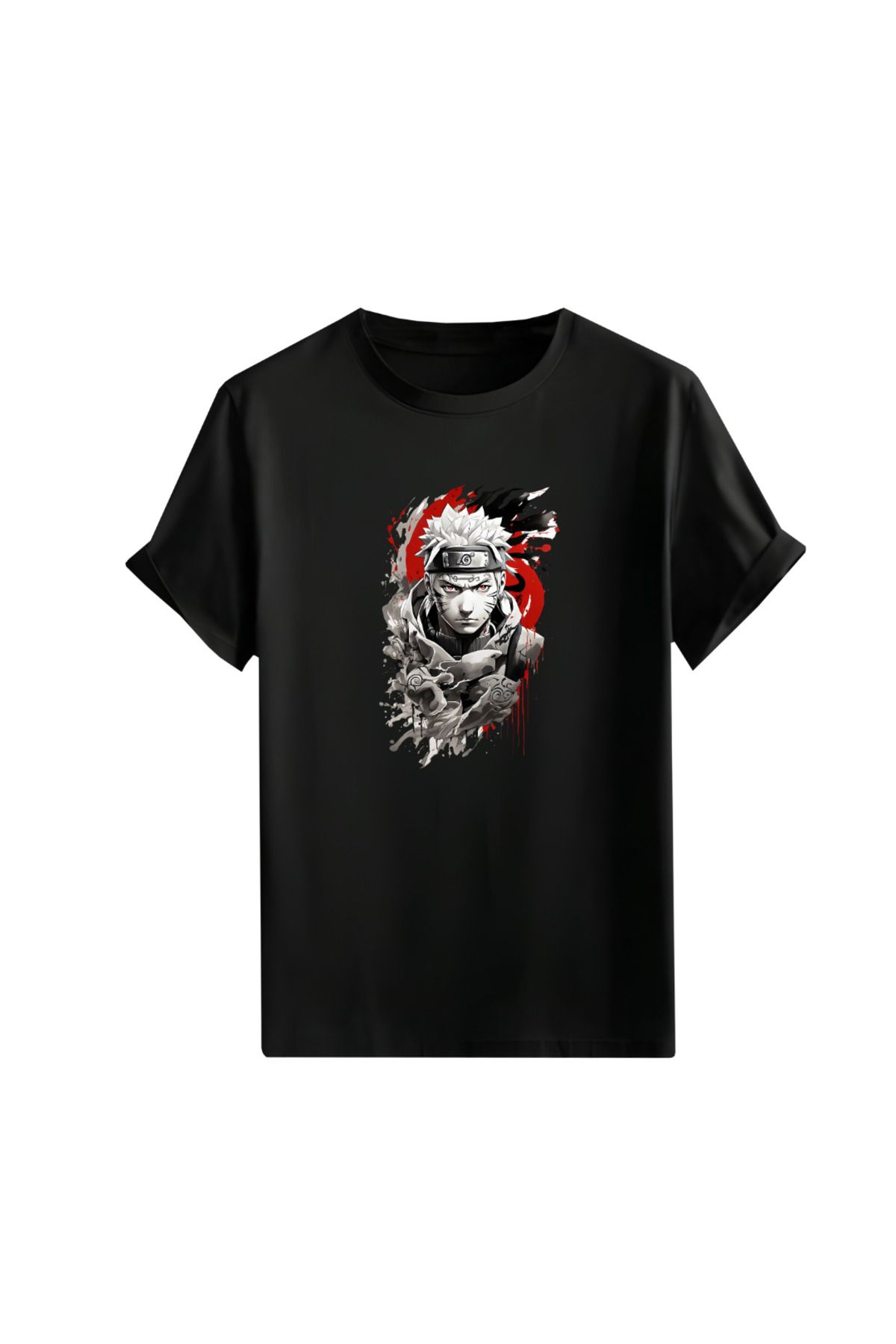 Gölge Store Anime Baskılı Oversize Unisex Tişört