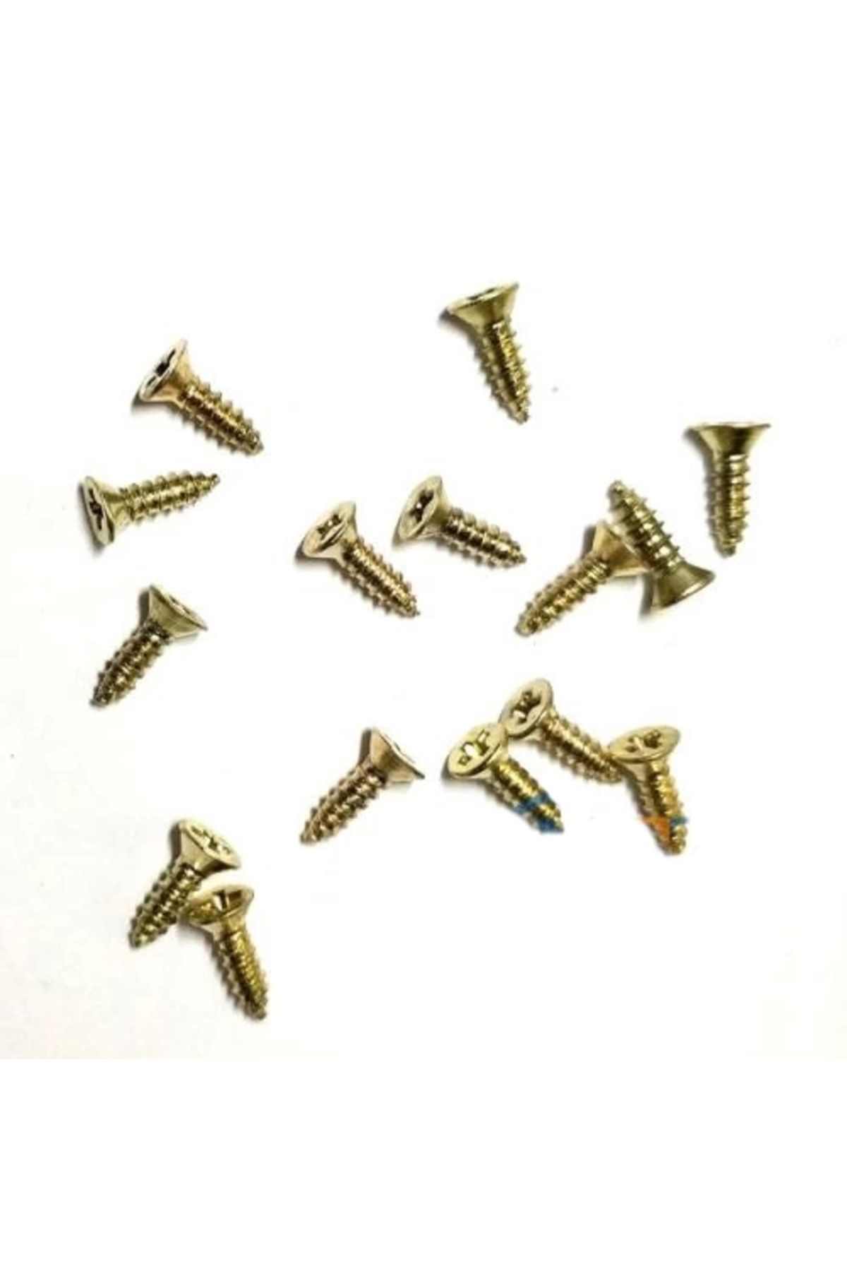 Nemere Klips, Menteşe, Ayak, Ağaç, Sunta Vidası 2,2x7,5mm - Sarı 100 Adet