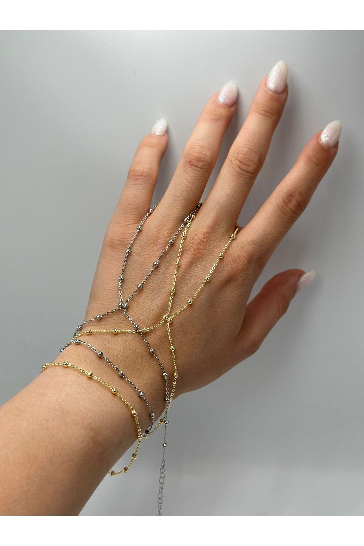 MyladyAccessoriess Topçuk Detaylı Çelik Şahmeran Gold