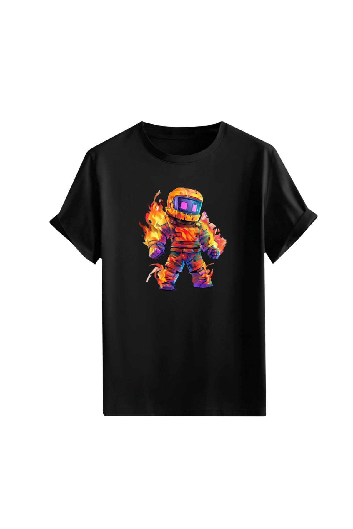 Gölge Store Anime Baskılı Oversize Unisex Tişört