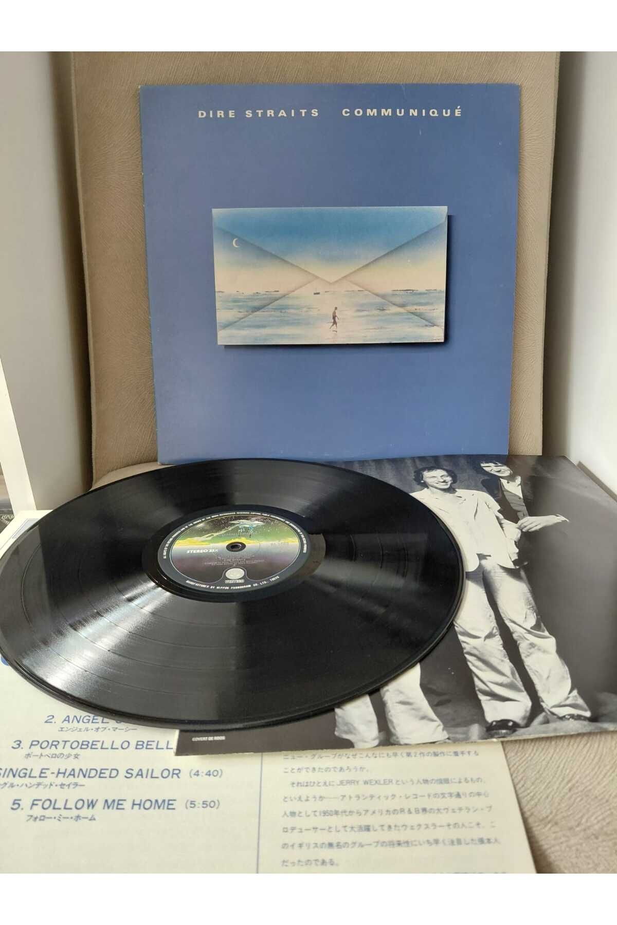 Plakperest Dire Straits – Communiqué - 1979 Japonya Basım LP Plak Albüm -2.el