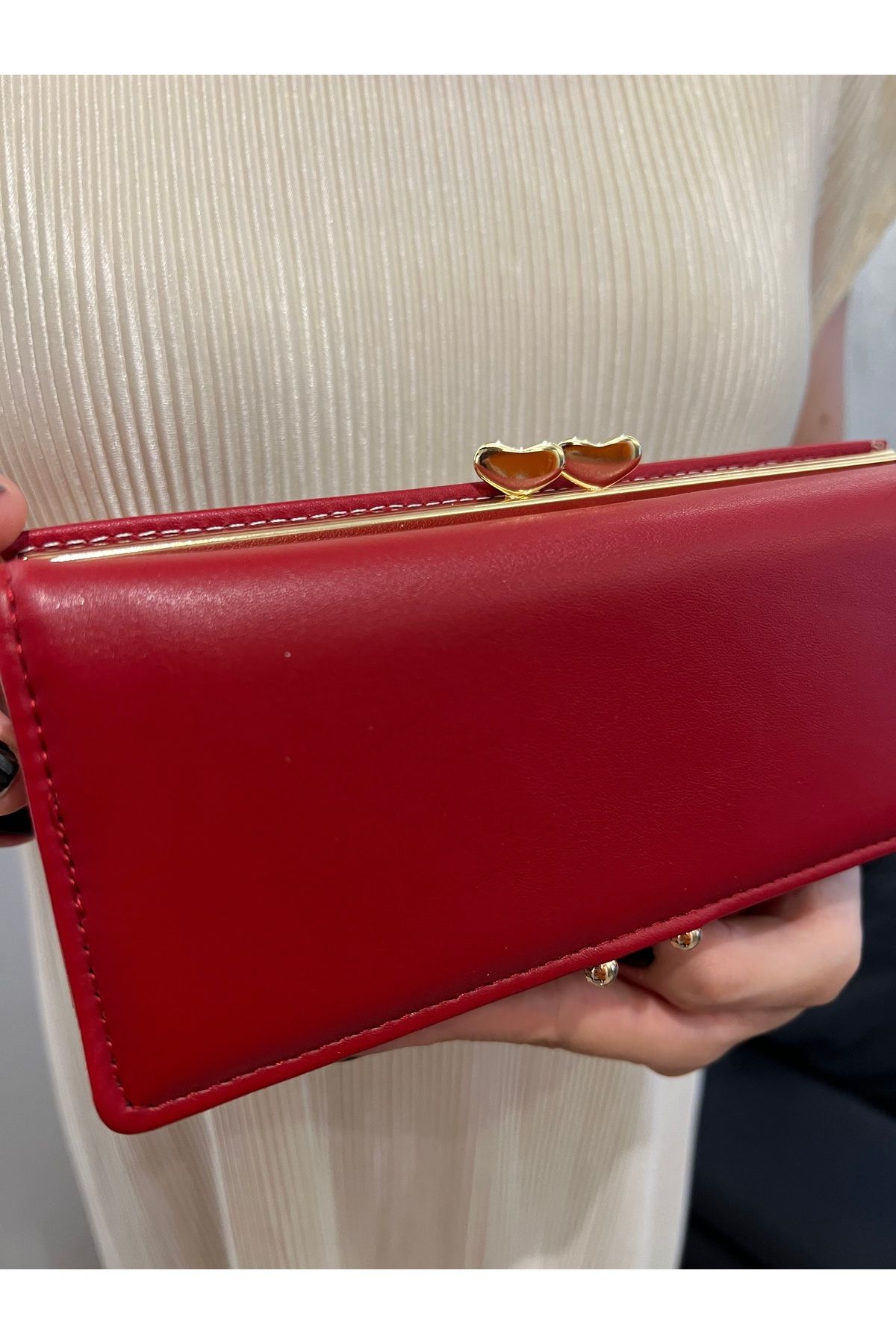 Ayse Jewels Kalp Detaylı Kadın Cüzdan